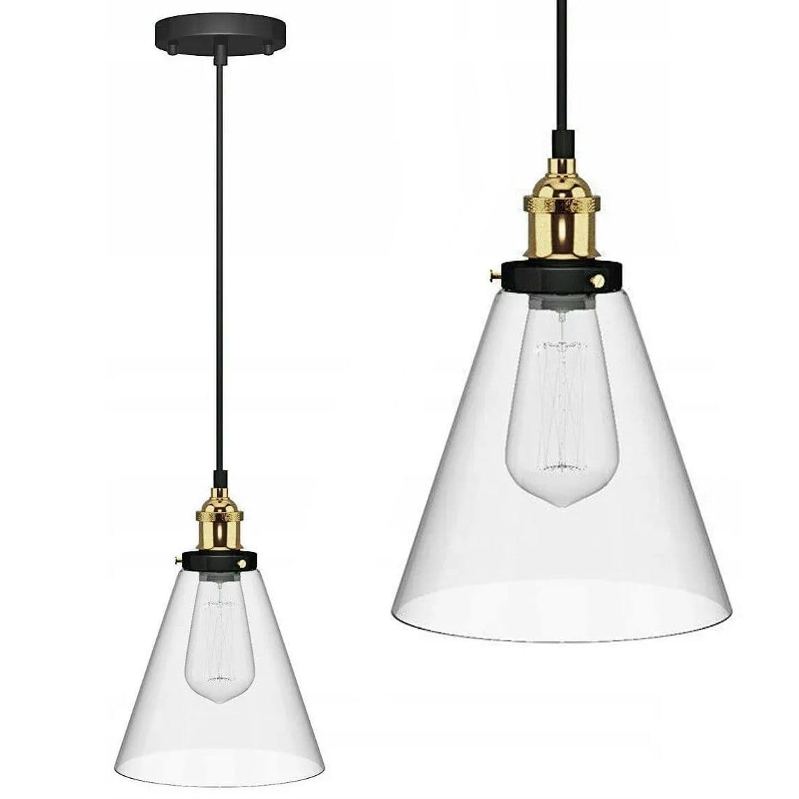 TOOLIGHT riippuva kattovalaisin APP042-1CP VERTO A läpinäkyvä, 90x10x18cm – Toolight