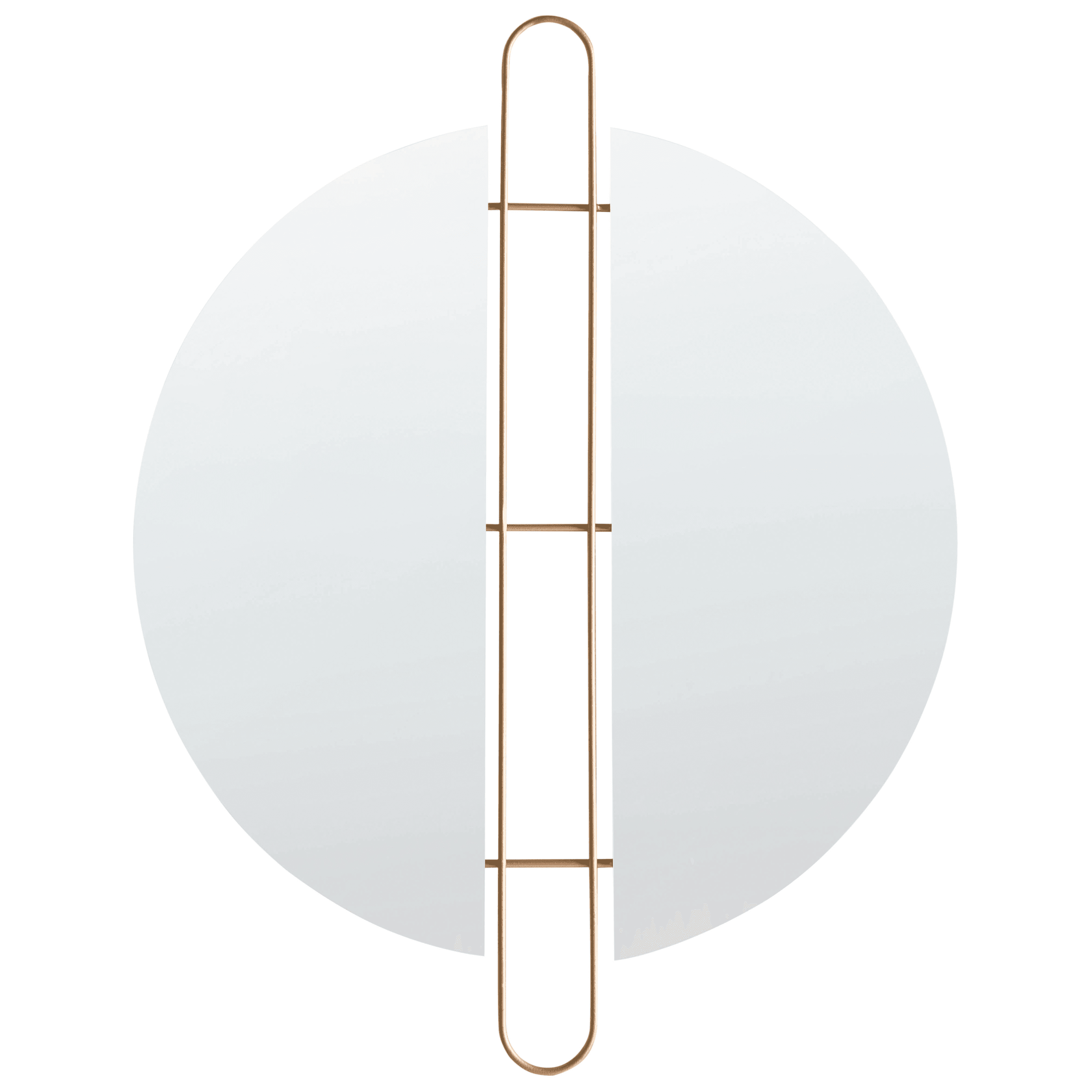 Seinäpeili  ATTIN 52 cm 65 cm Kulta