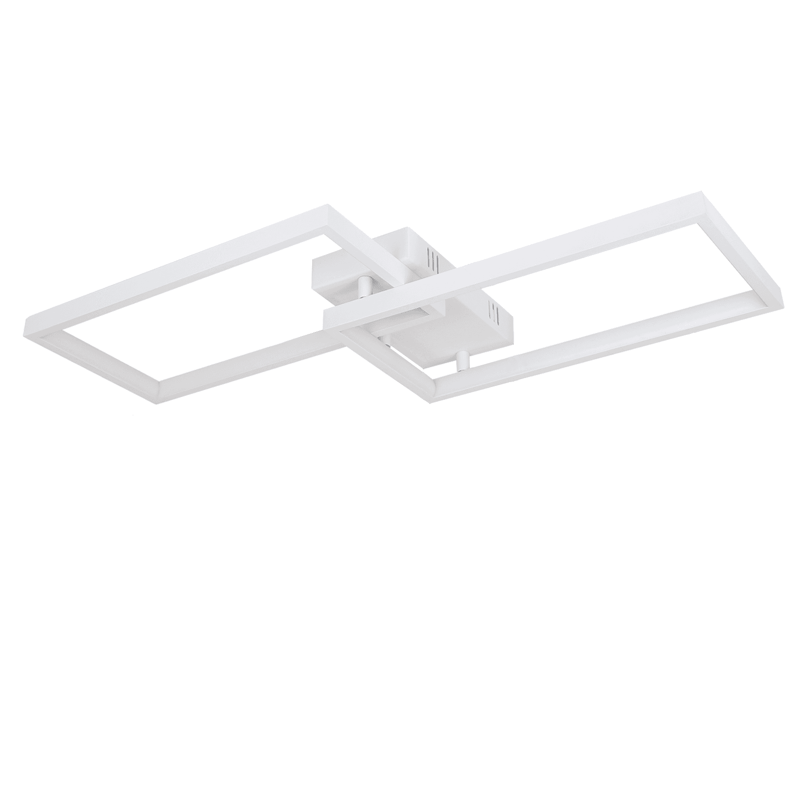 NETTLIFE himmennettävä 40W led-kattovalaisin metallivalkoinen moderni kaukosäätimellä sopii keittiöön olohuoneeseen ja makuuhuoneeseen – Nettlife