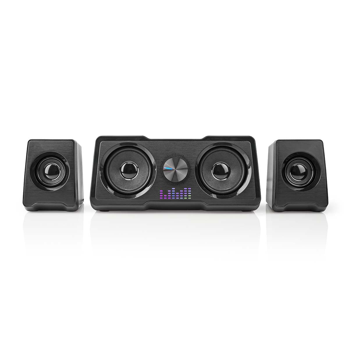 2.2 USB Peli-kaiutin LED-valotehosteella – Nedis