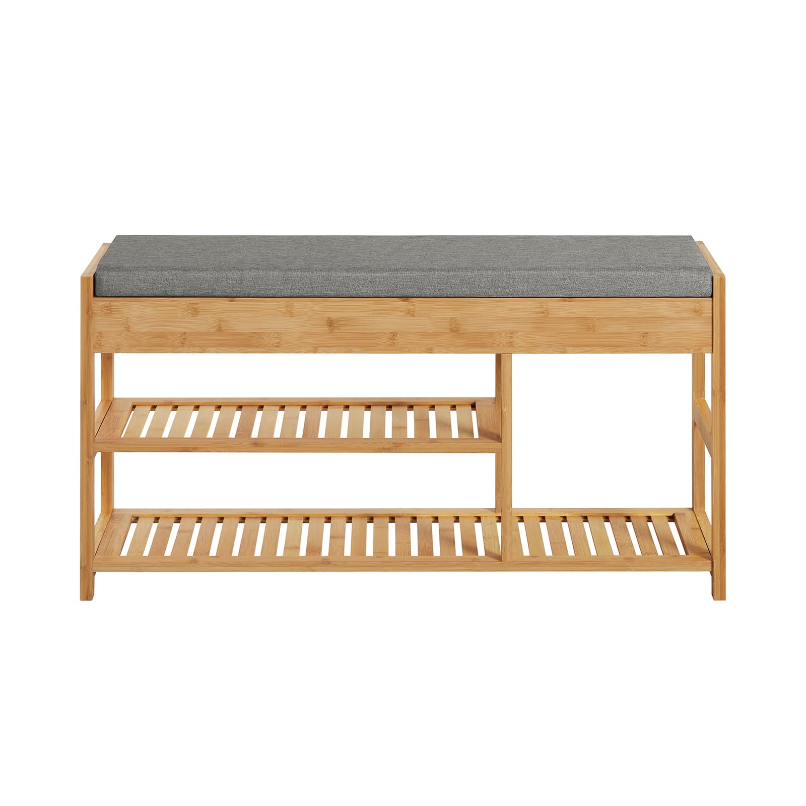 SoBuy Puinen säilytyspenkki FSR47-N kestävä 150 kg – SoBuy