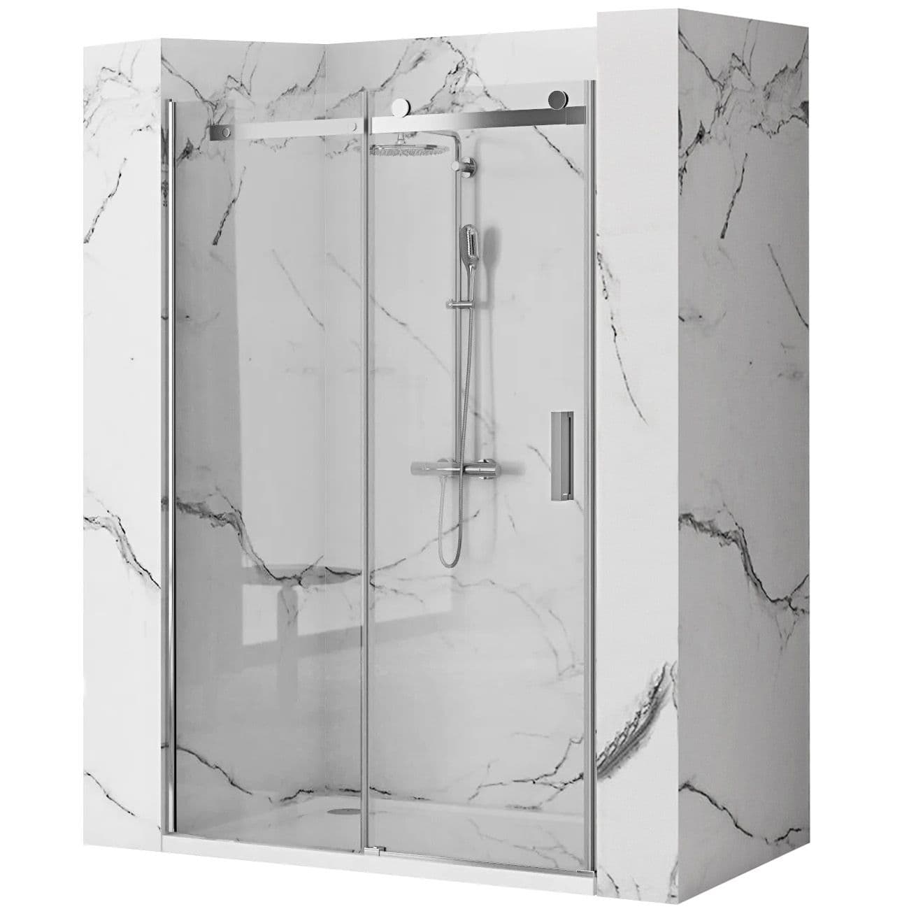 REA suihkuovi NIXON-2 140 kromi, 1,4X139,5X190CM