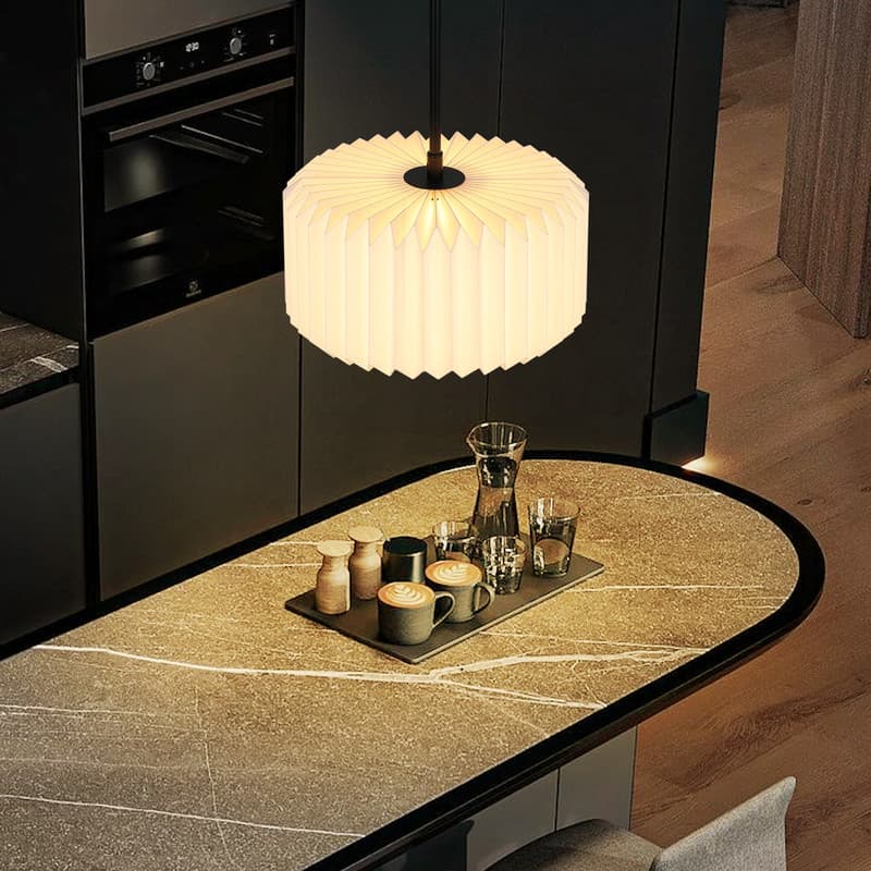 NETTLIFE Riippuvalaisin ruokapöytä vintage-roikkuva lamppu - riippuvalaisin olohuoneen ruokailuhuoneen lamppu 1 liekki valkoinen – Nettlife