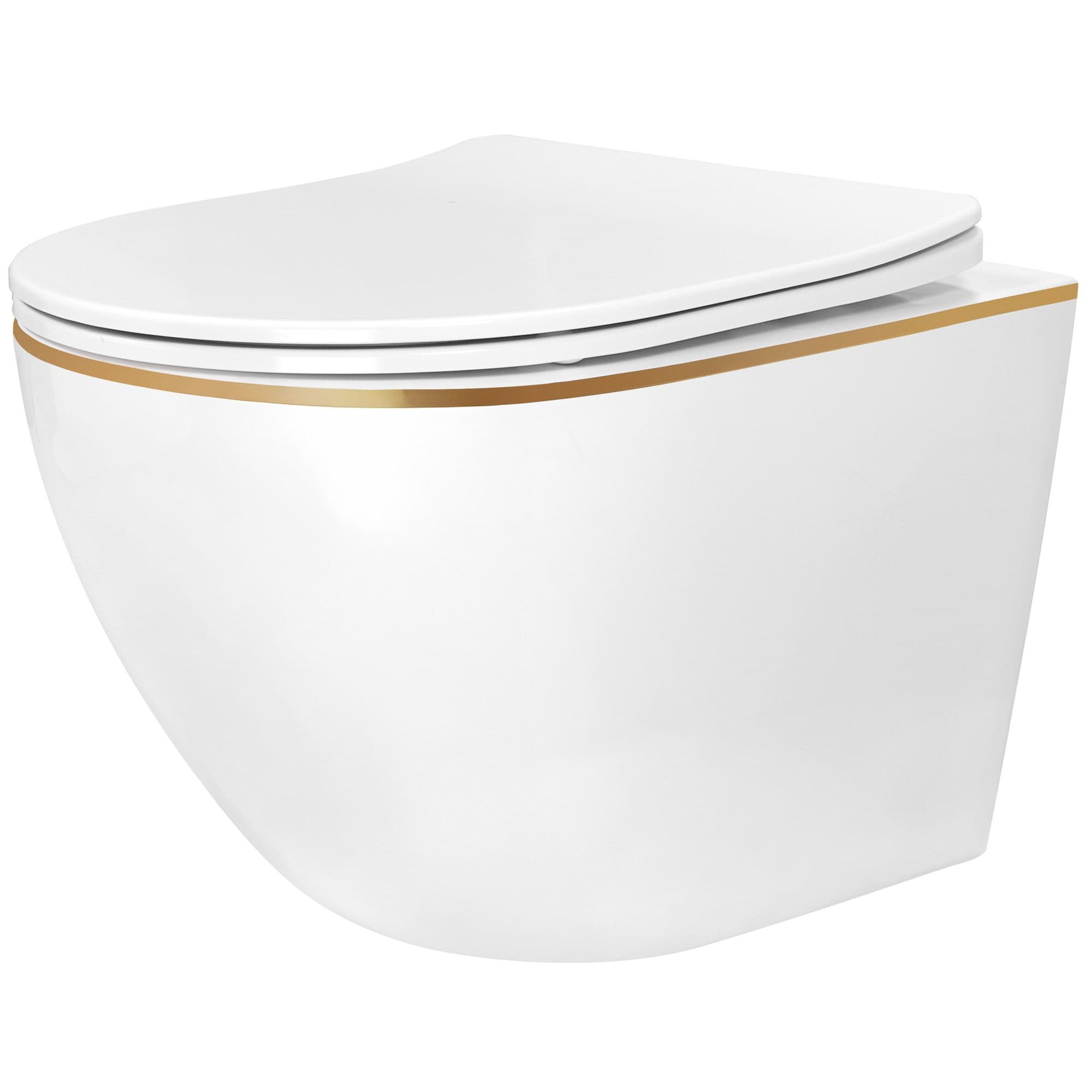 REA Seinä-WC NFQ kulta EDGE kulta, 49X35, 5X35CM