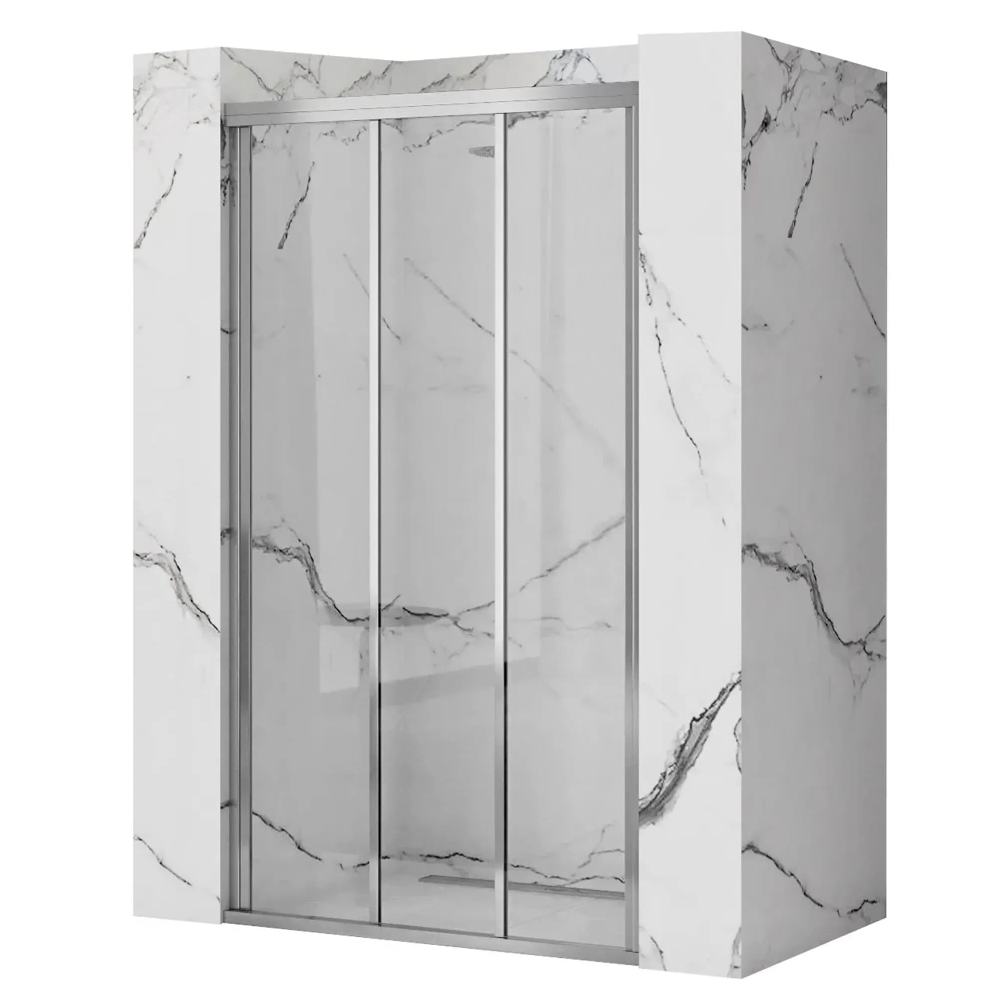 REA suihkuovi ALEX 80 kromi, 5, 2X81, 5X190CM – Rea
