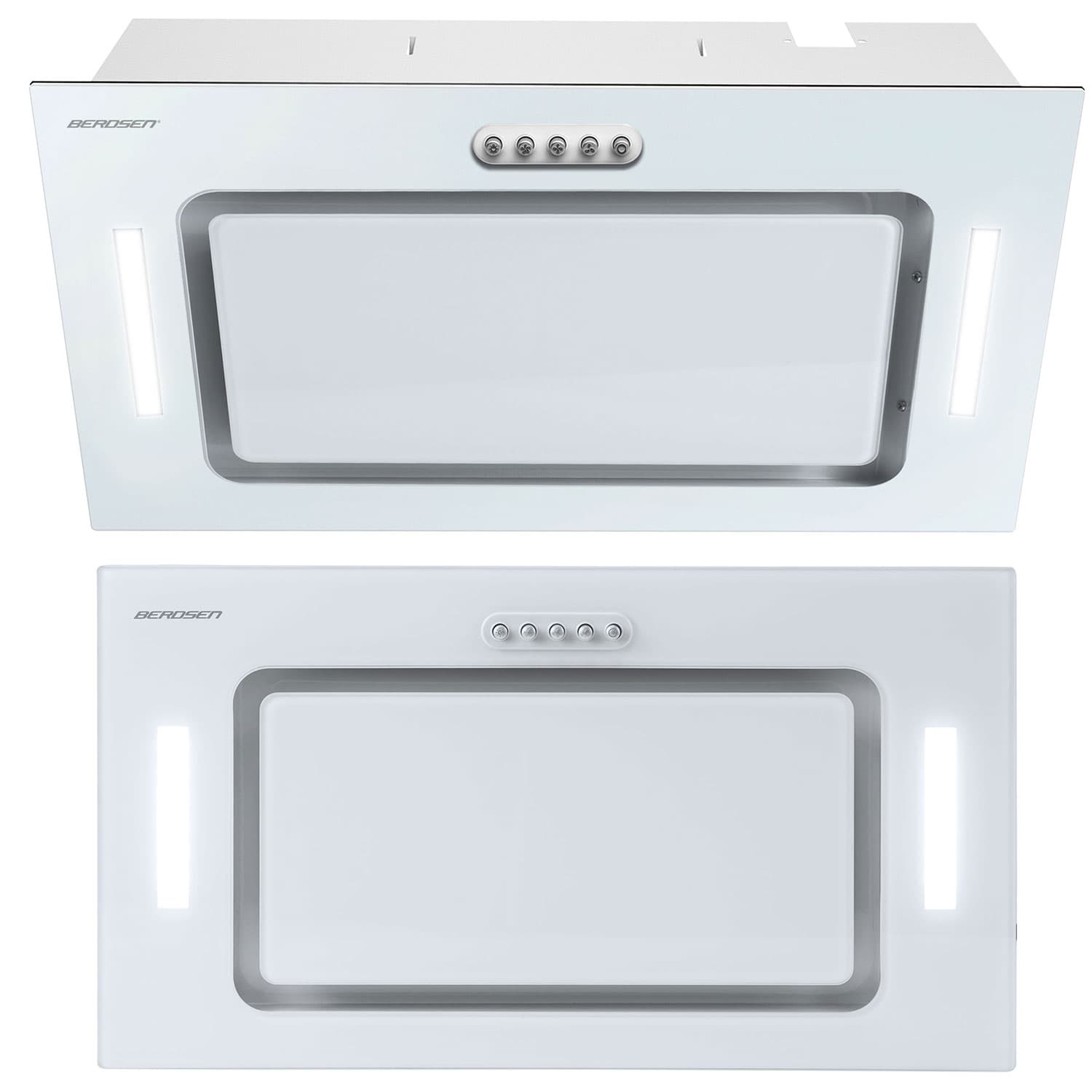 52 cm valkoinen kaapinalusliesituuletin BE-52A – Berdsen