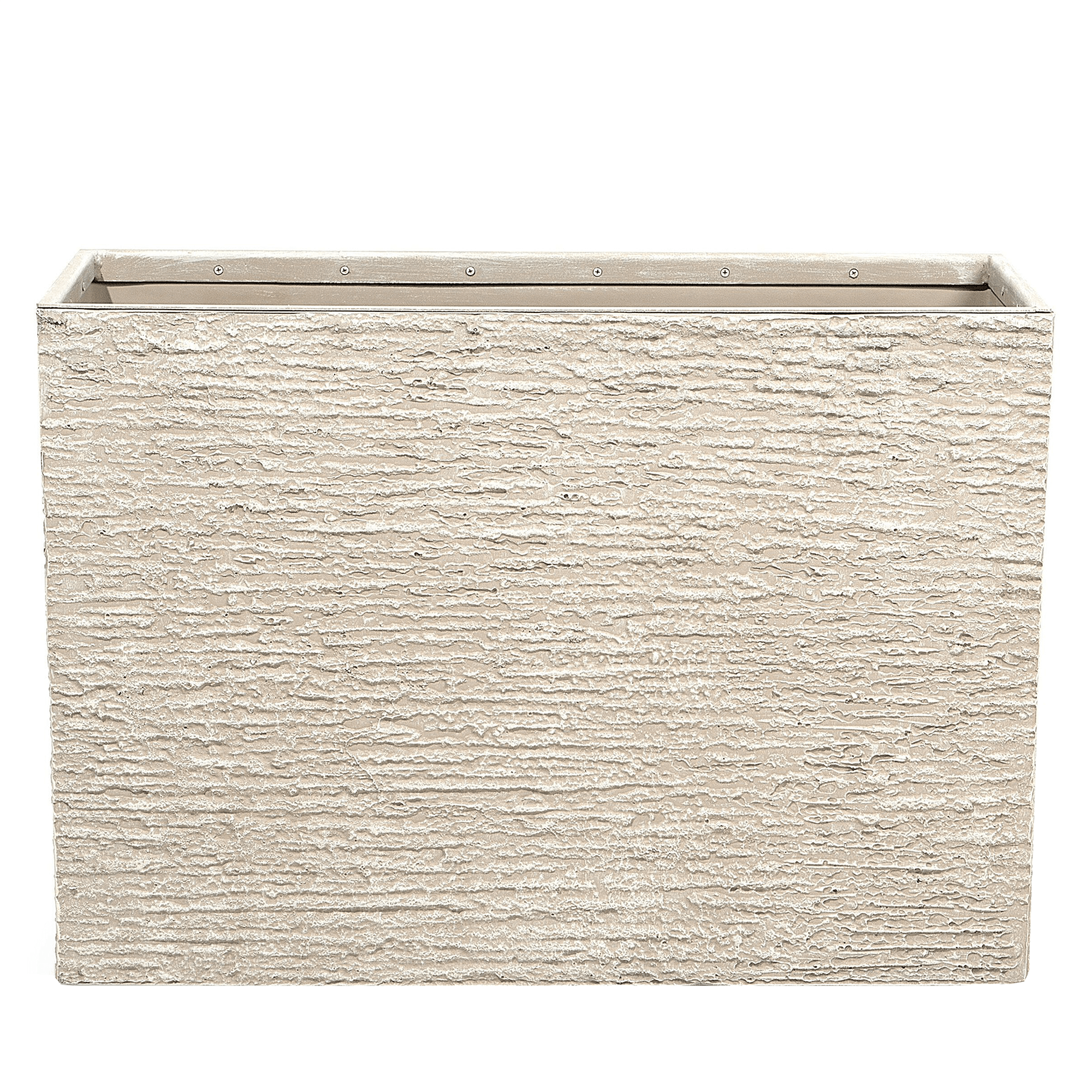 Kukkaruukku EDESSA 80 cm Vaaleanbeige – Beliani