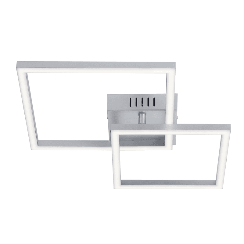 NETTLIFE LED-kattovalaisin keittiöön - 20 W keittiövalaisin, lämmin valkoinen 3000 K, hopeanvärinen kääntyvä makuuhuoneen lamppu, moderni muotoilu – Nettlife