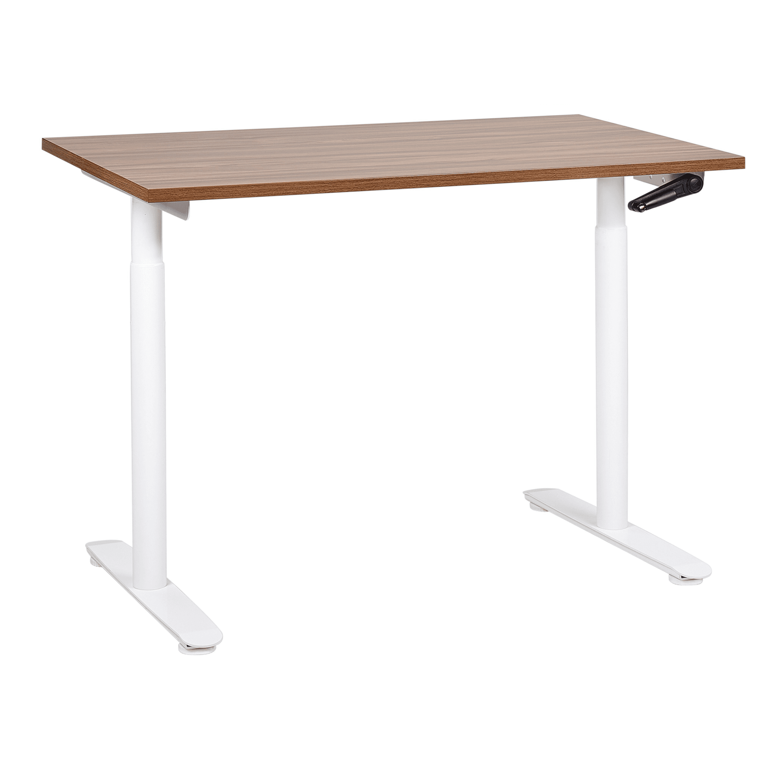 Manuaalisesti säädettävä työpöytä DESTINAS Ruskea/valkoinen 120 cm 72 cm