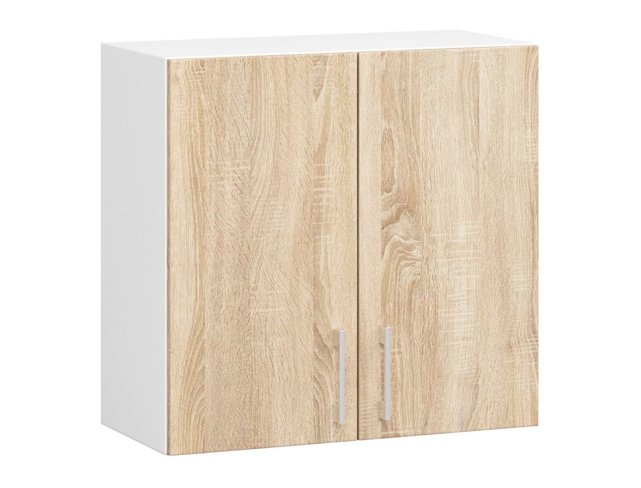 Akord Kaappi Lima Valkoinen/Sonoma-tammi 60x31x58 – Akord