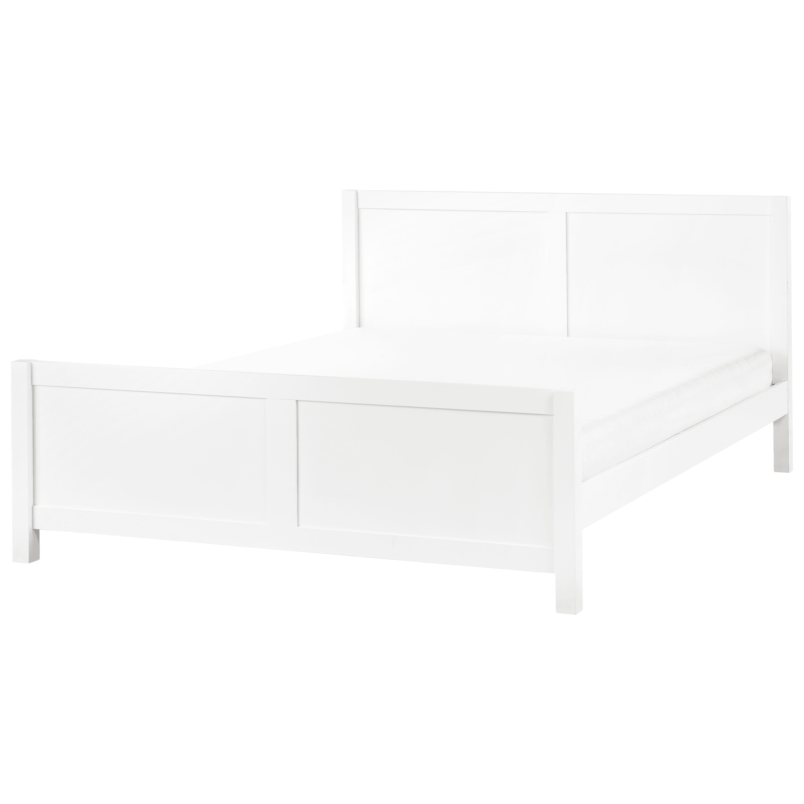 Sänky puu CHAMPAGNAT 180 x 200 cm Valkoinen