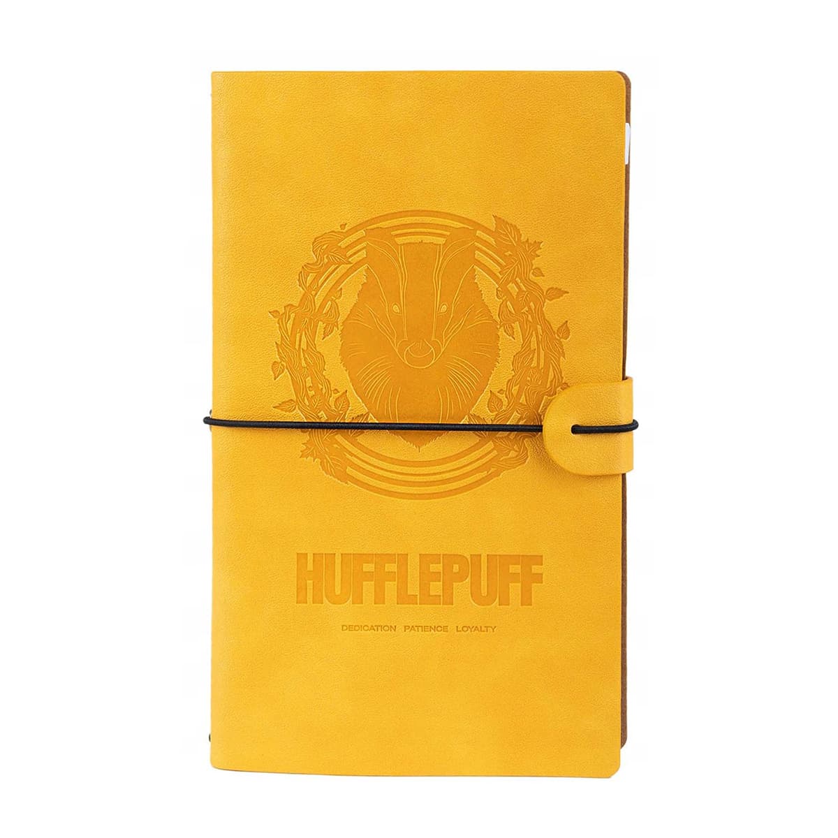 Hufflepuffin matkapäiväkirja 12x19,6 cm sulkuelastikkeella – Harry Potter