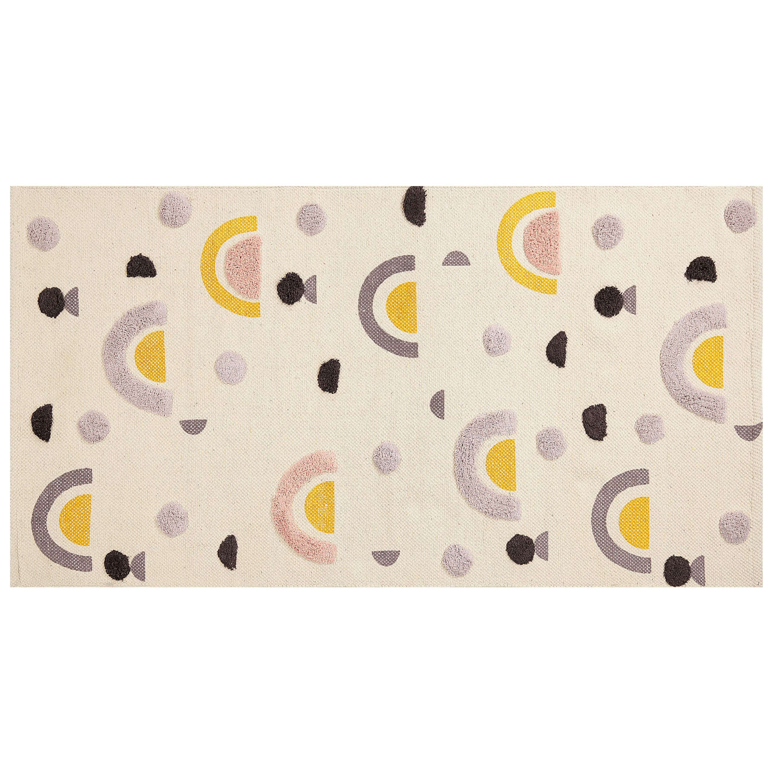 Lastenhuoneen matto CURUP Monivärinen 80 x 150 cm puuvilla