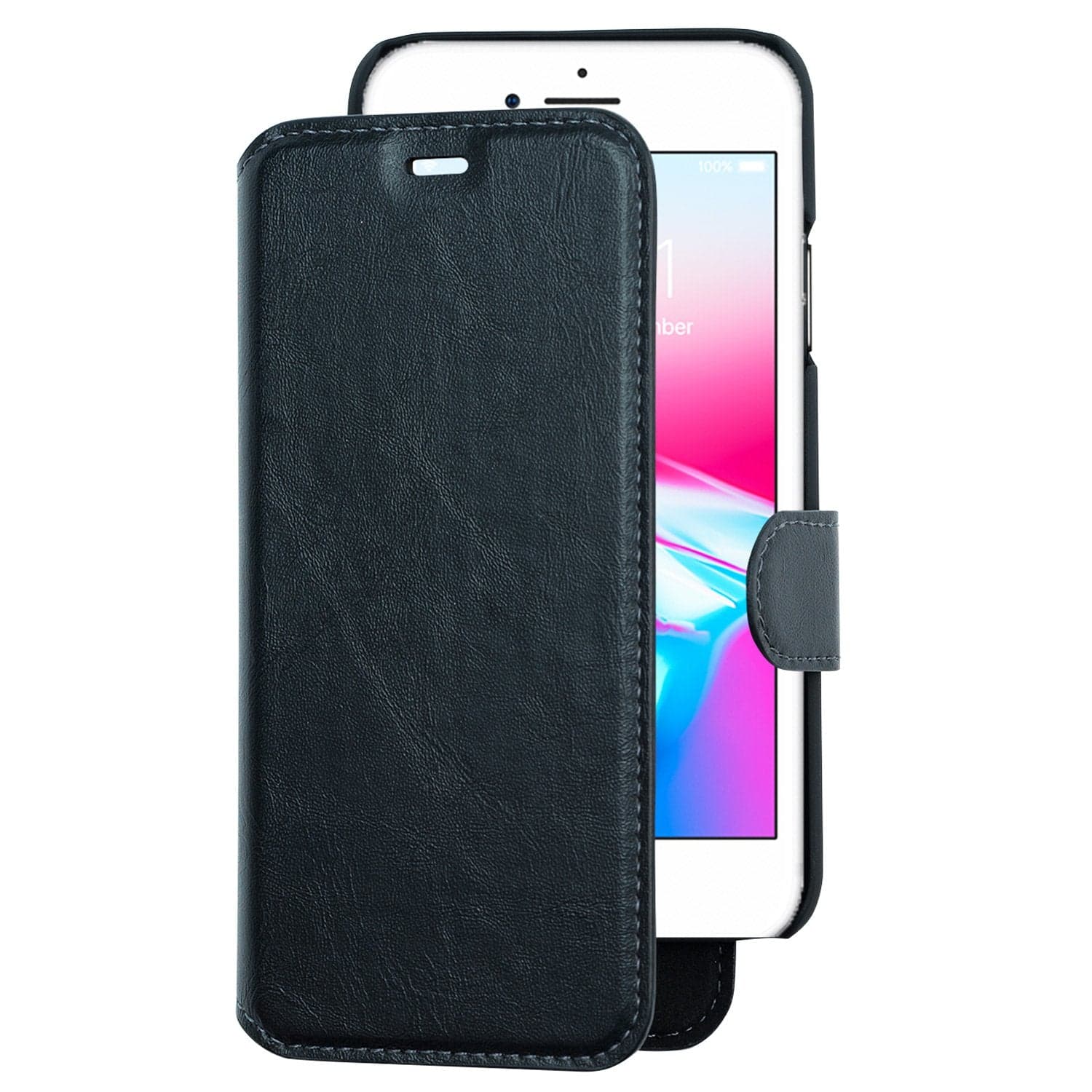 2-in-1 ohut lompakko iPhone 7/8/SE