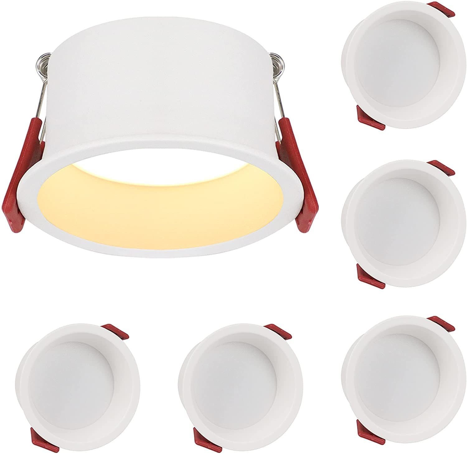 ZMH 5 kpl 5 W:n LED-uppovalaisimia, IP44-luokiteltu, kylpyhuoneeseen ja keittiöön – ZMH