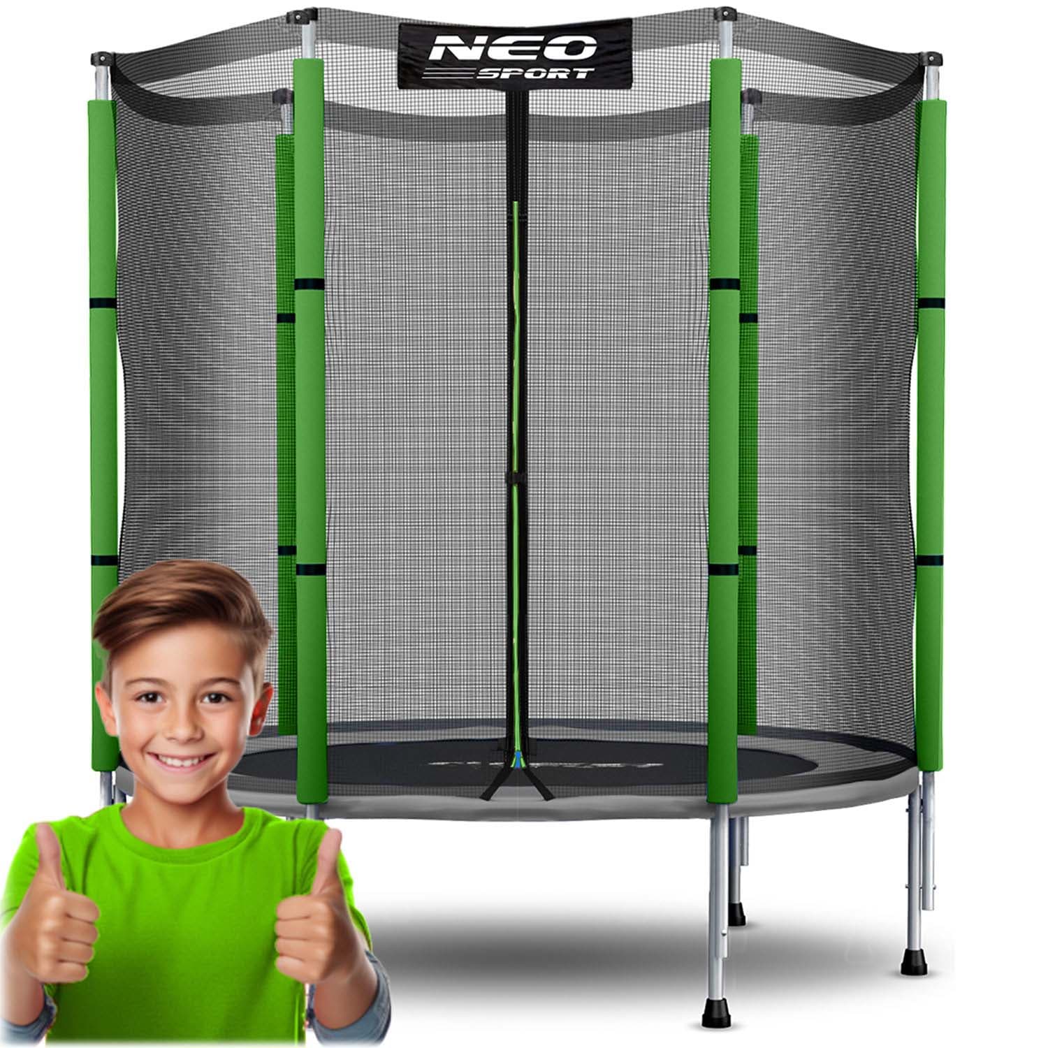 Neo-Sport 140 cm 4,5 jalkaa lasten puutarhatrampoliini