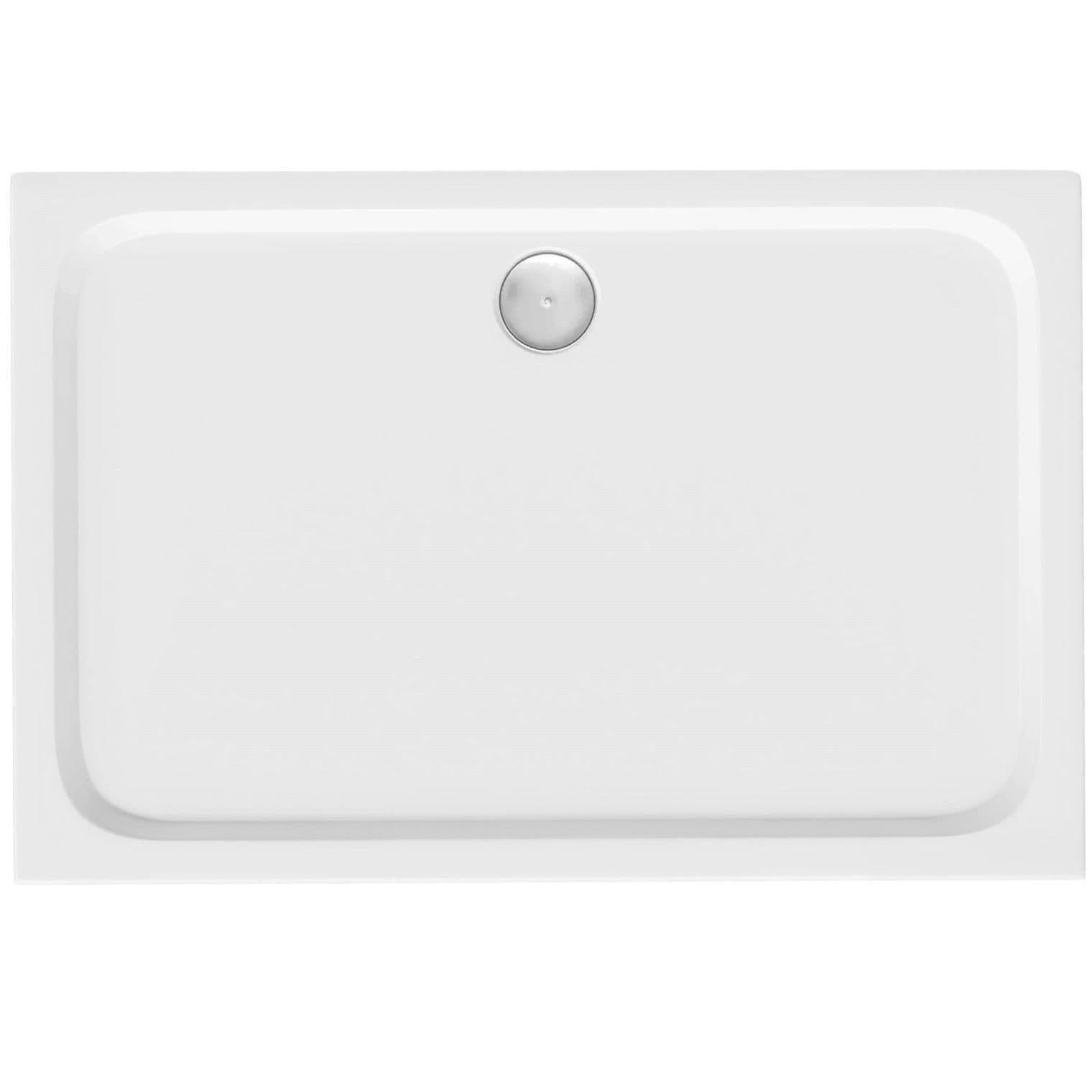 REA suihkuallas BELMOND 80X100 valkoinen, 80X100X5CM