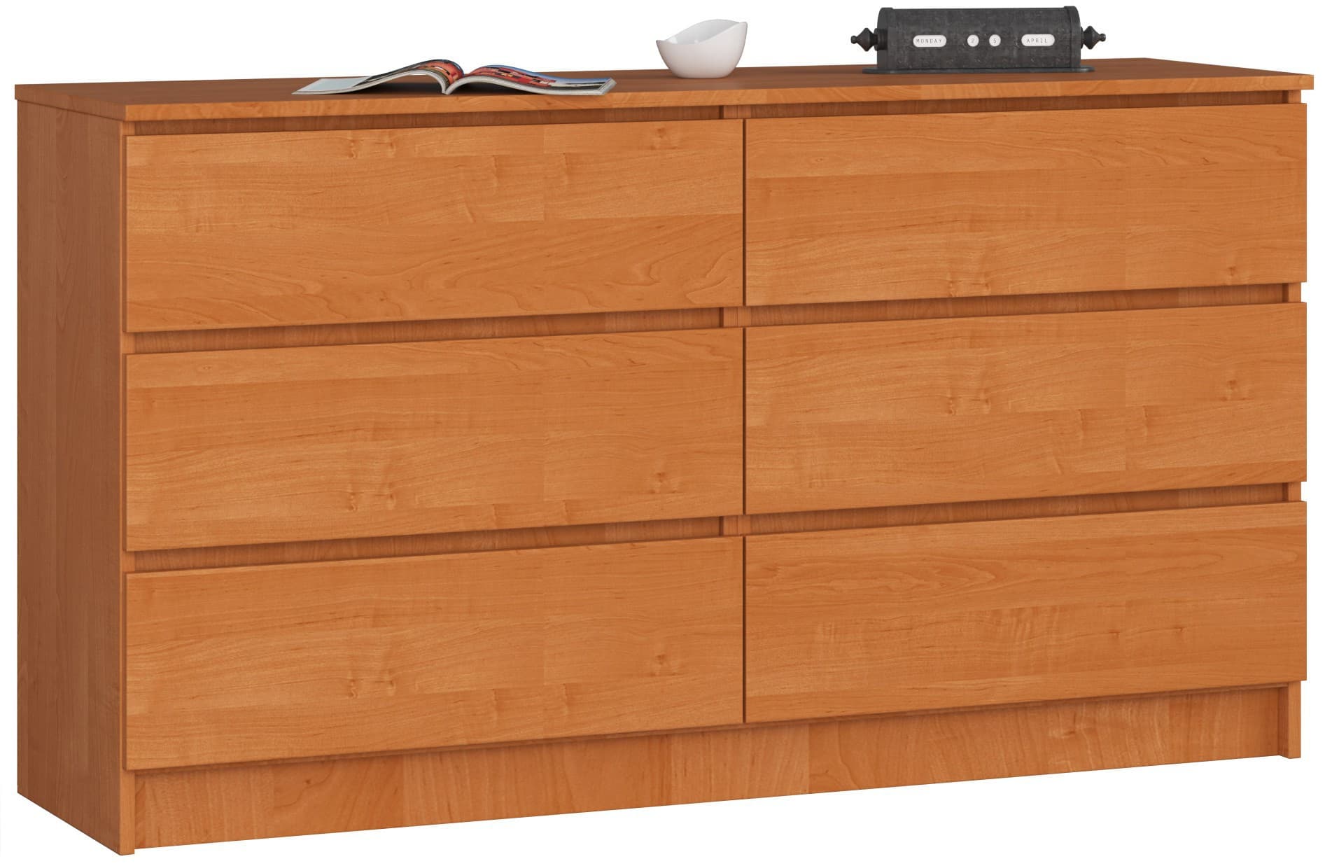 Akord Lipasto 6 Laatikoa Leppä 138x40x77 – Akord