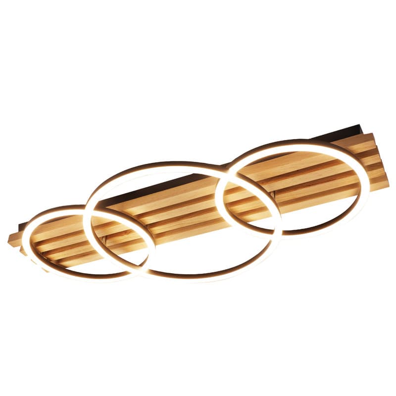 NETTLIFE Himmennettävä LED-kattovalaisin: 70 cm, Olohuoneen valaisin, 46 W, Moderni makuuhuoneen valaisin, Musta kattovalaisin kaukosäätimellä, – Nettlife