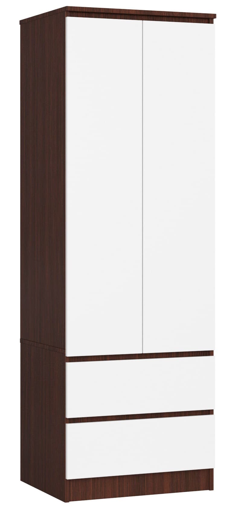 Akord Vaatekaappi Star Wenge/Valkoinen 60x51x180 – Akord