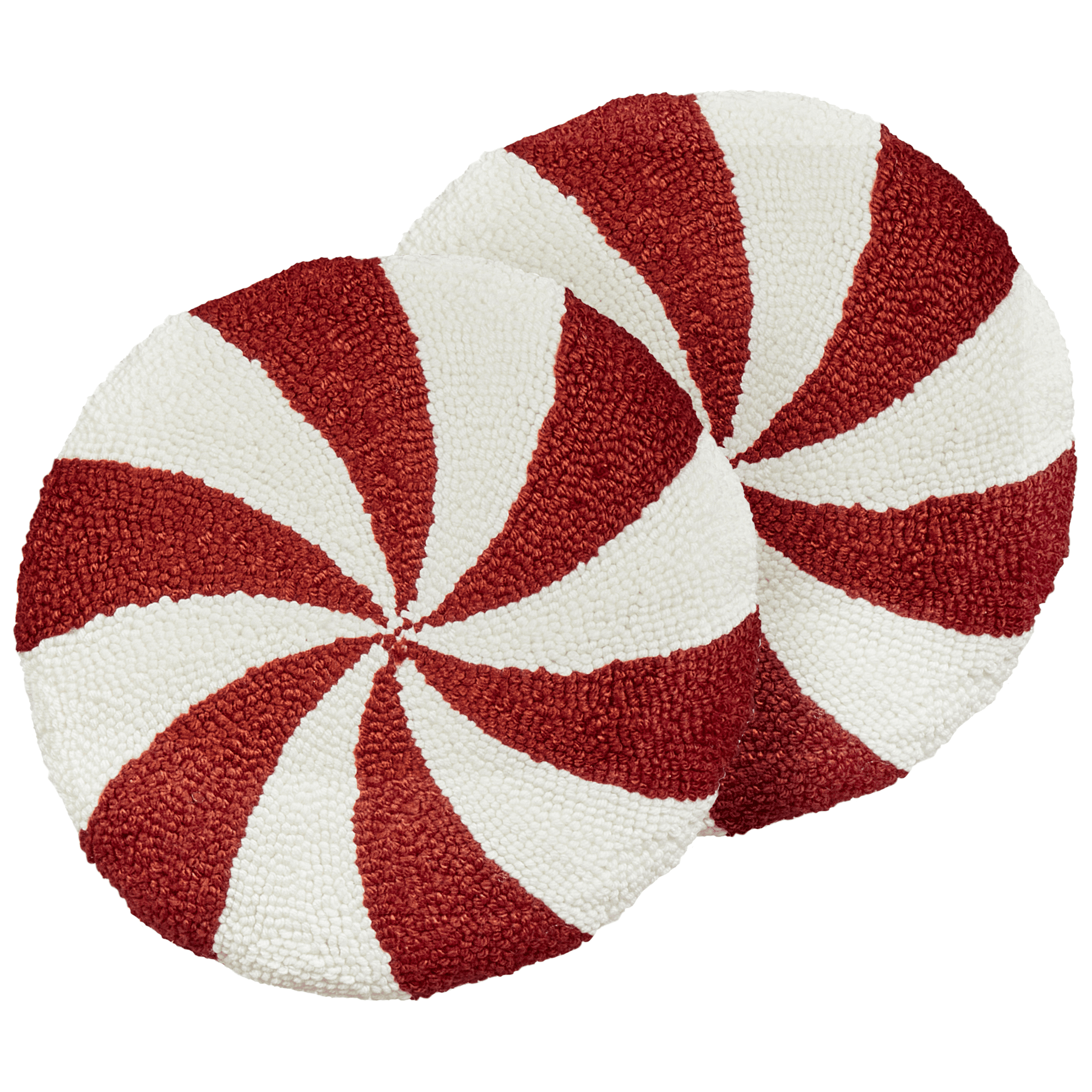 Koristetyynysetti 2 kpl SWIRL CANDY buklee 40 x 40 cm Punainen