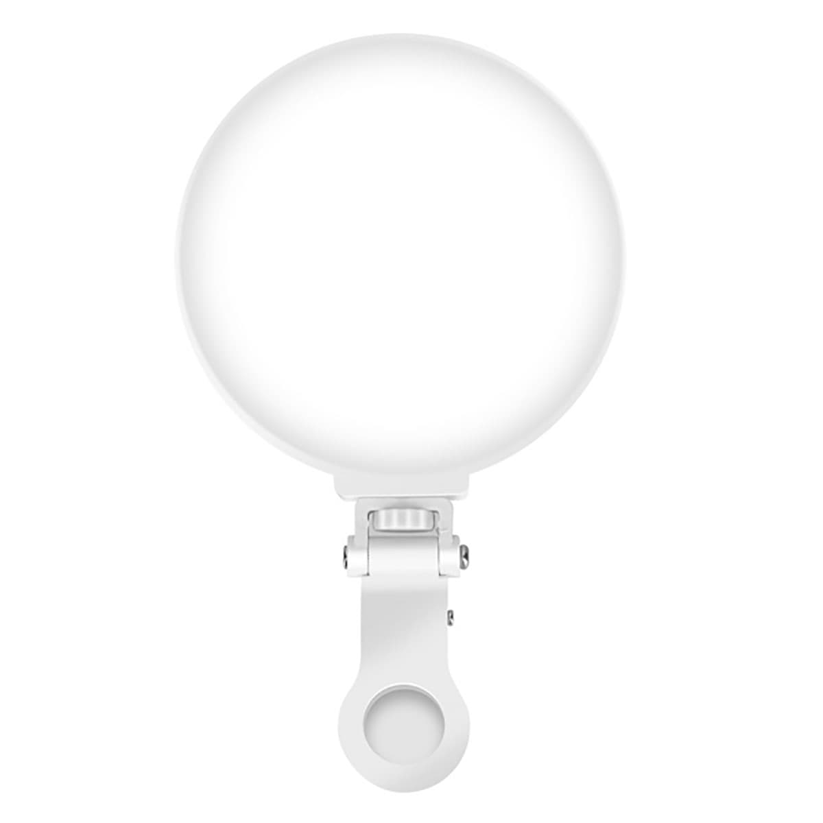 Mini Ring Light Selfie Clip Kääntyvä 180° Säädettävä Valo