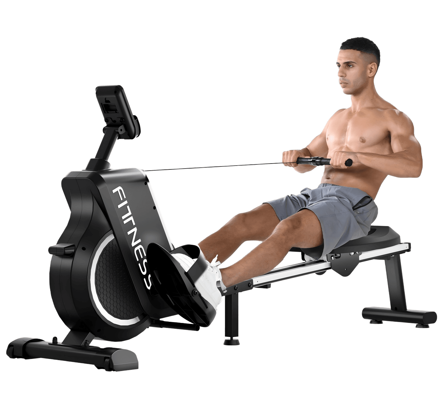 Magneettinen soutulaite, 16 vastustasoa, LCD-näyttö kotiharjoitteluun – Homefitnesscode