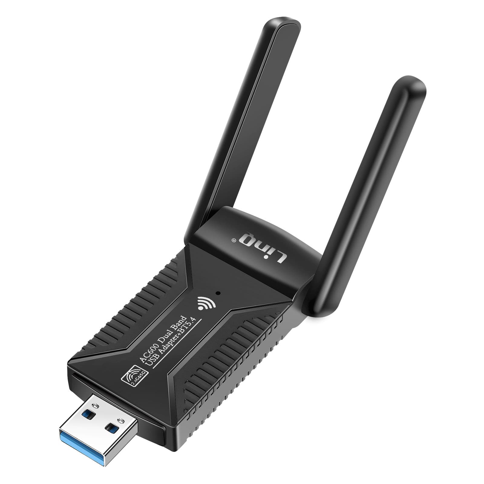 Verkkokortti USB WiFi-tikku 600Mbps ja Bluetooth 5.4 Dual Band