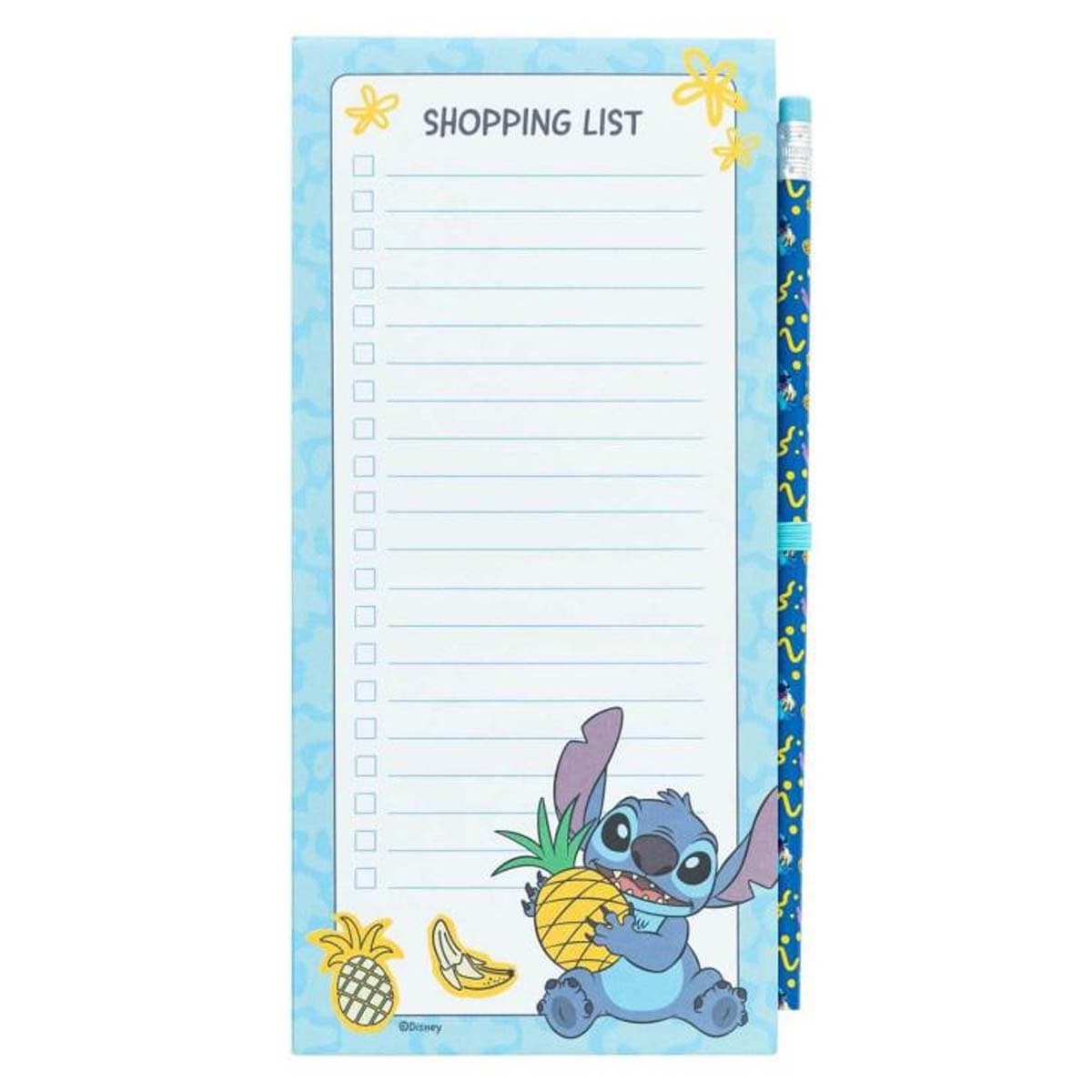 Jääkaappimuistilehtiö magneetilla ja Stitch-kynällä – Disney