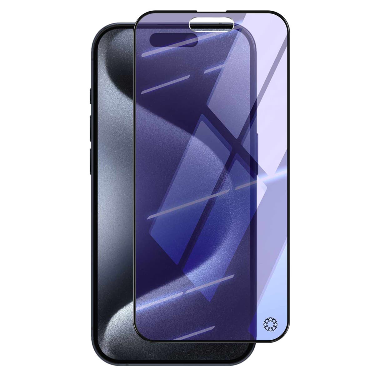 Näytönsuoja iPhone 15 Pro Max Lasia 2.5D Sinisen Valon Esto – Force Glass