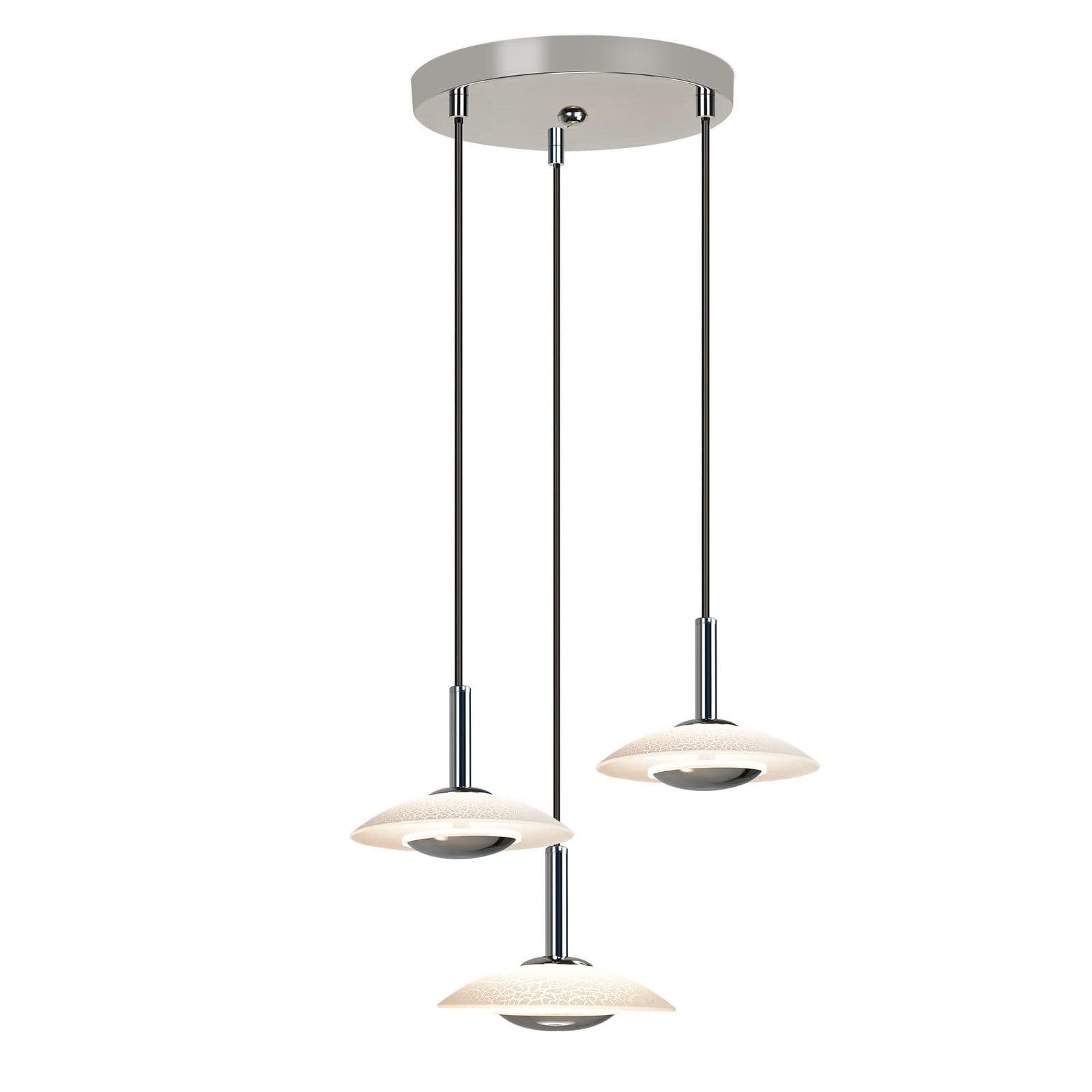 NETTLIFE LED-riippuvalaisin ruokapöydän riippuvalaisin moderni design ruokailutilan riippuvalaisin 3000K lämmin valkoinen 3 liekkiä