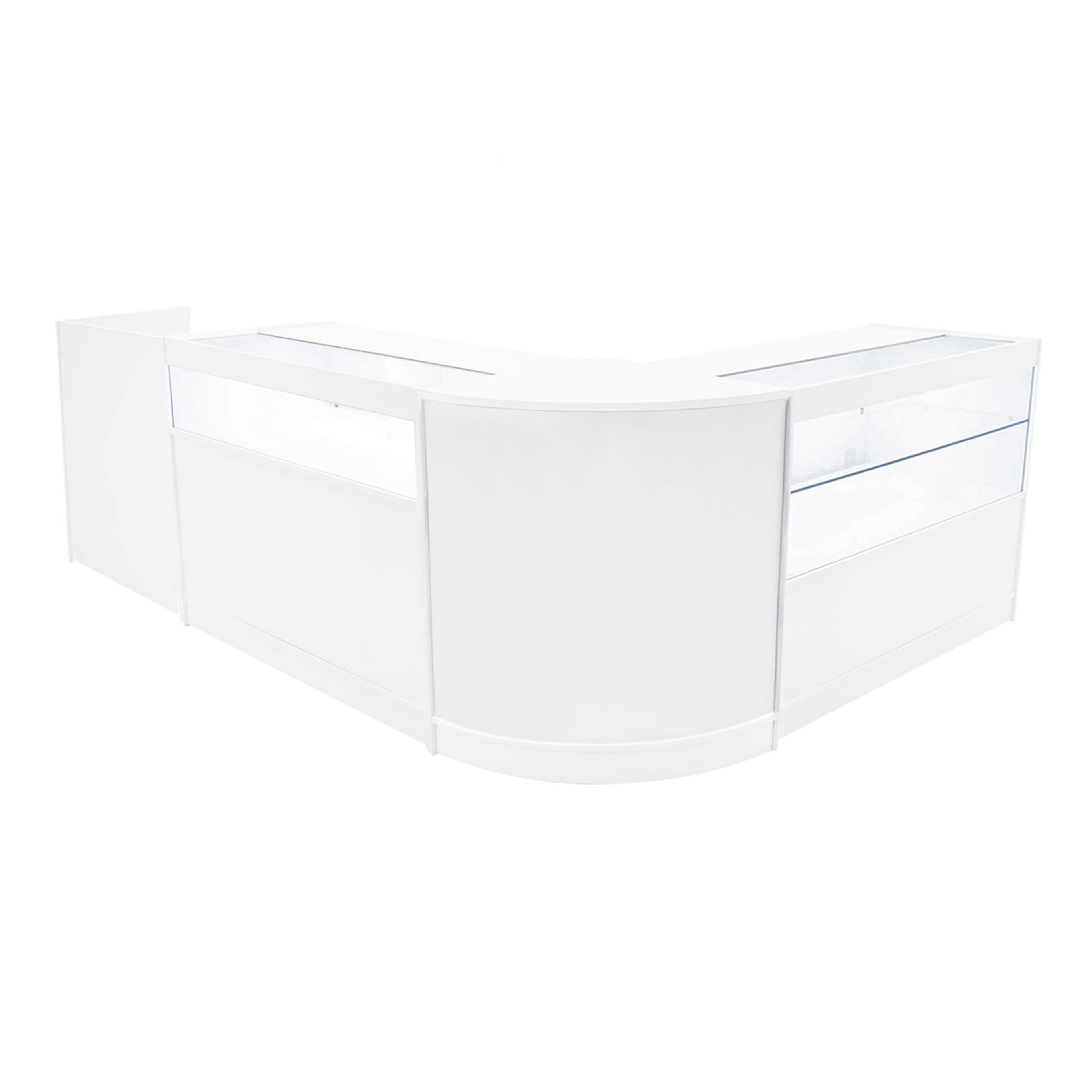 Gravity LED -myymälätiskisarja B1200, C1200, TB60 ja CM60 - valkoinen