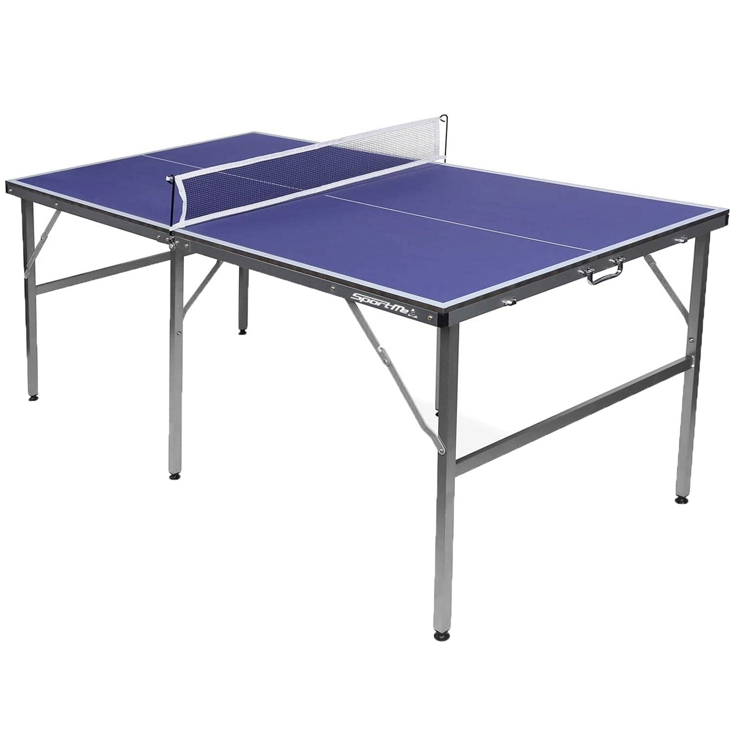 Pöytätennispöytä taitettava – 180x90x76 cm, säädettävät jalat, verkko – Northio