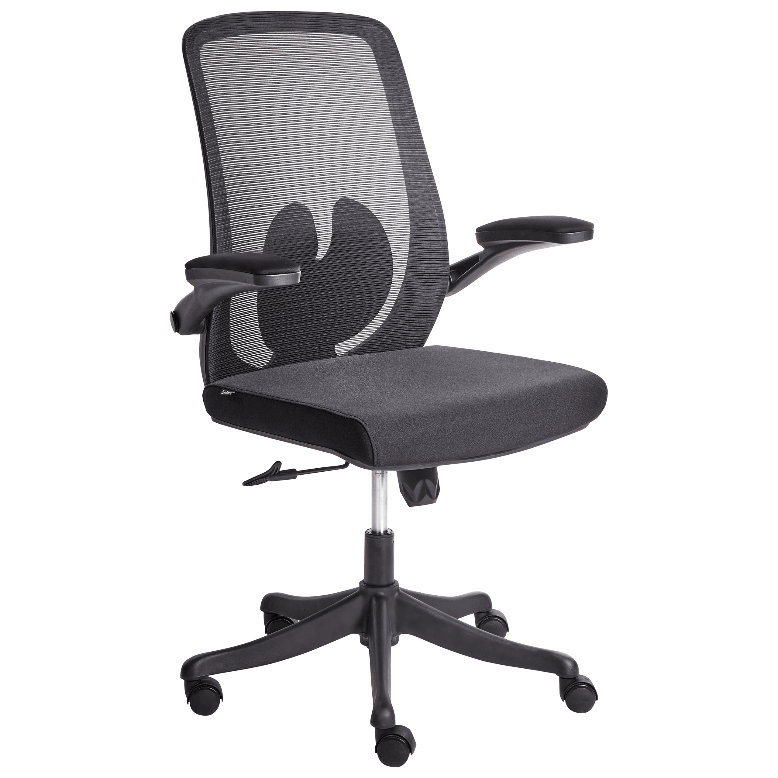 Työtuoli pyörivä OVERLORD kangas Musta