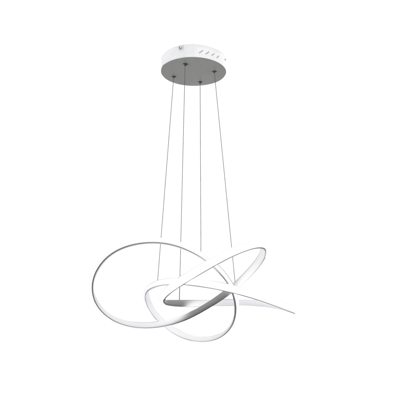 NETTLIFE LED - kattokruunu, olohuoneen, riippuvalaisimet, ruokapöytäValkoinen, 62W, himmennettäväKaukosäätimellä – Nettlife