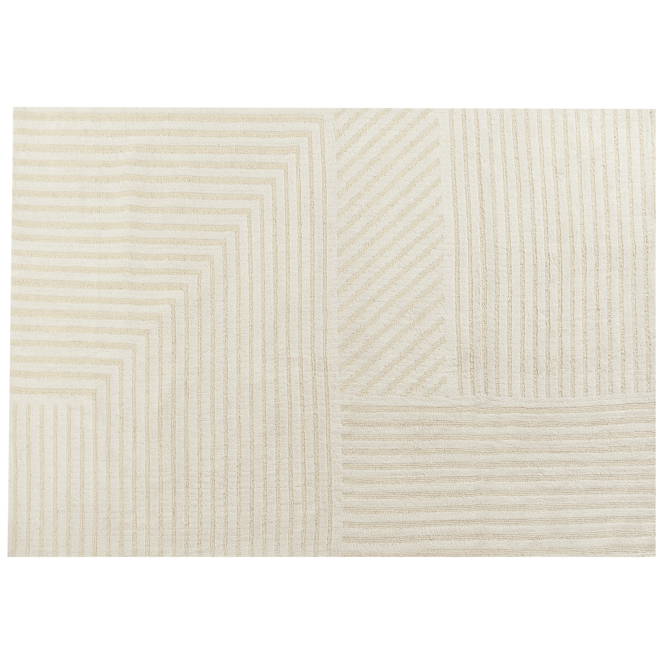 Matto ABEGUM Beige 160 x 230 cm villa – Beliani
