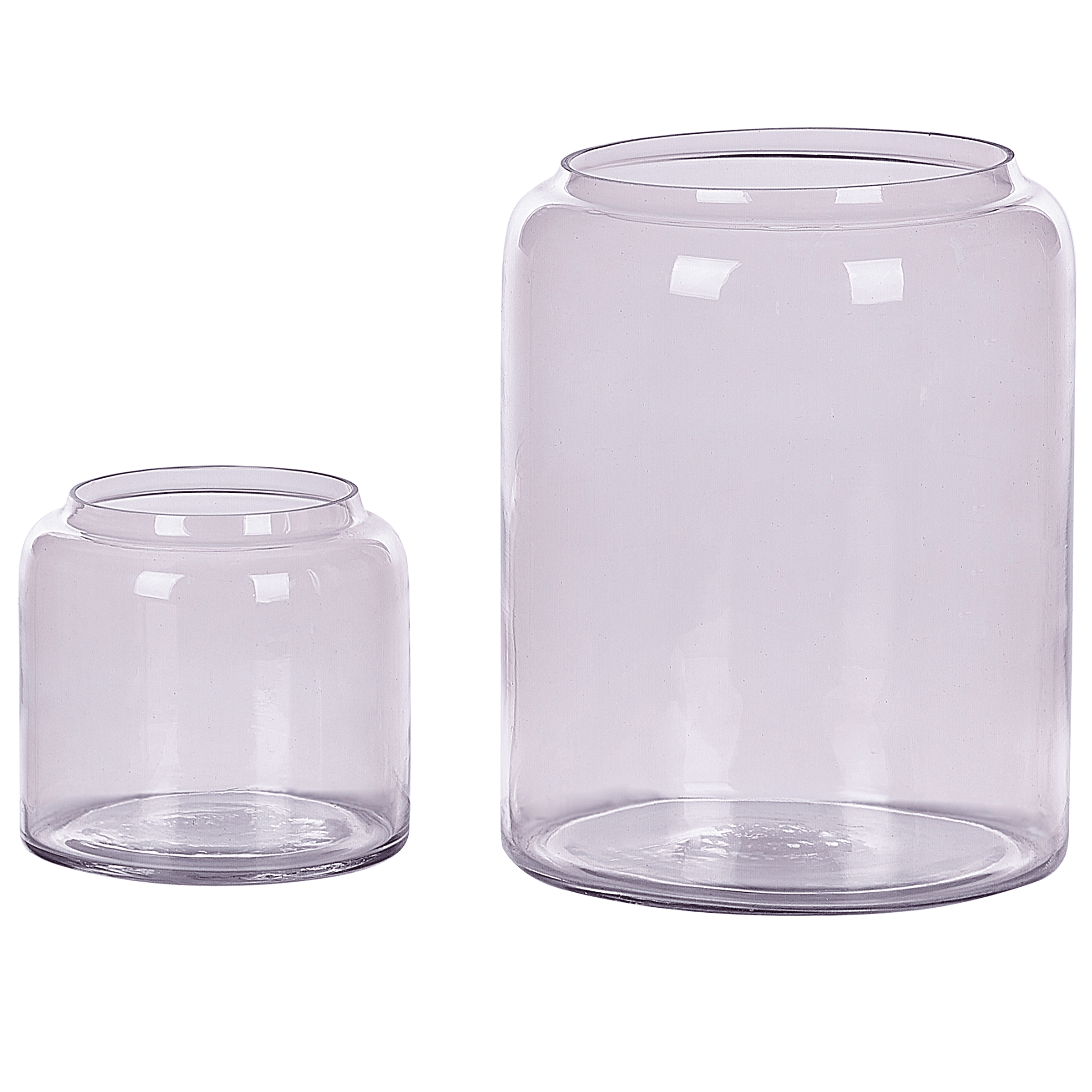 Koristemaljakko RASAM lasi 20/11 cm Pastellipinkki – Beliani