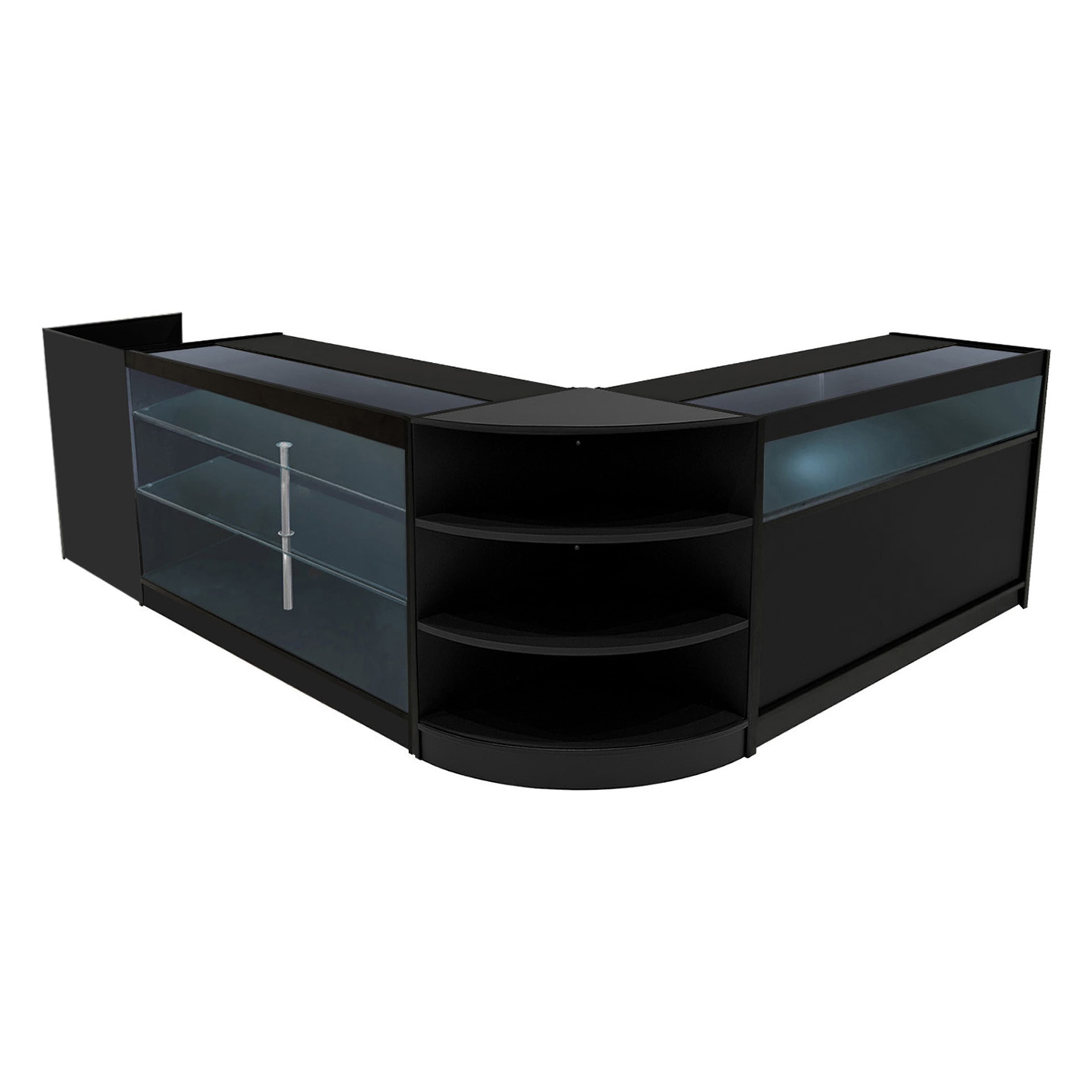 Hyperionin LED-myymälätiskisarja K1500, B1500, TB60 ja LM60 - musta – Monstershop
