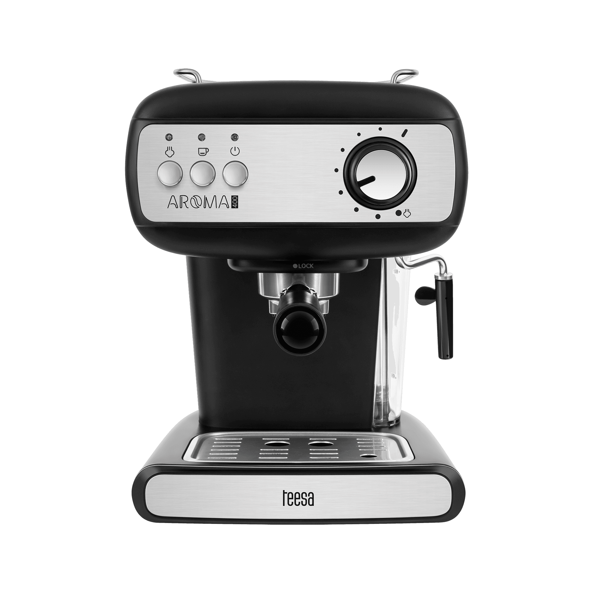 Teesa Aroma 400 painekahvinkeitin vaahdottimella 15 bar 850W – teesa
