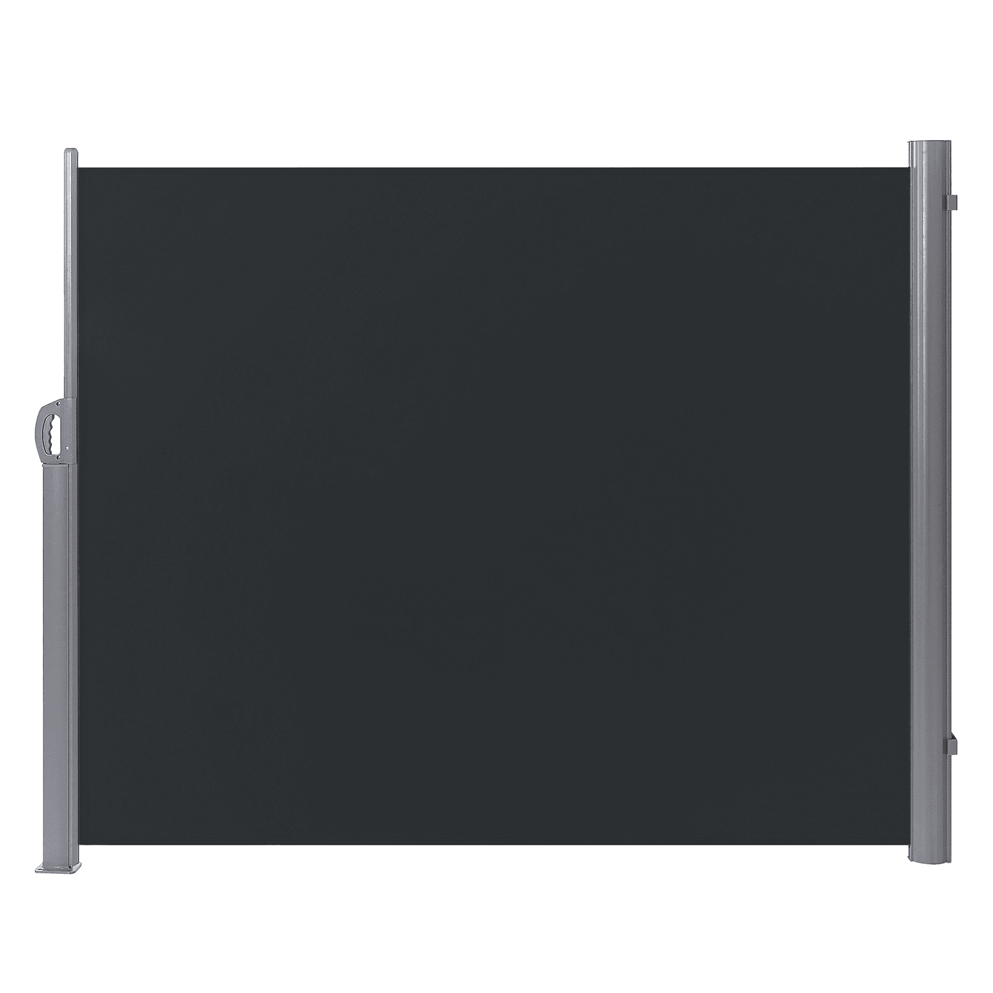 Sivumarkiisi DORIO 305 cm 160 cm Grafiitinharmaa – Beliani