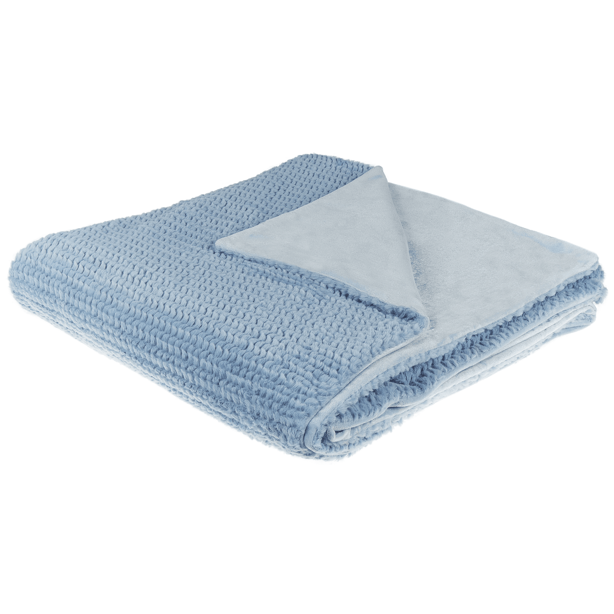 Torkkupeitto BJAS 200 x 220 cm Sininen – Beliani