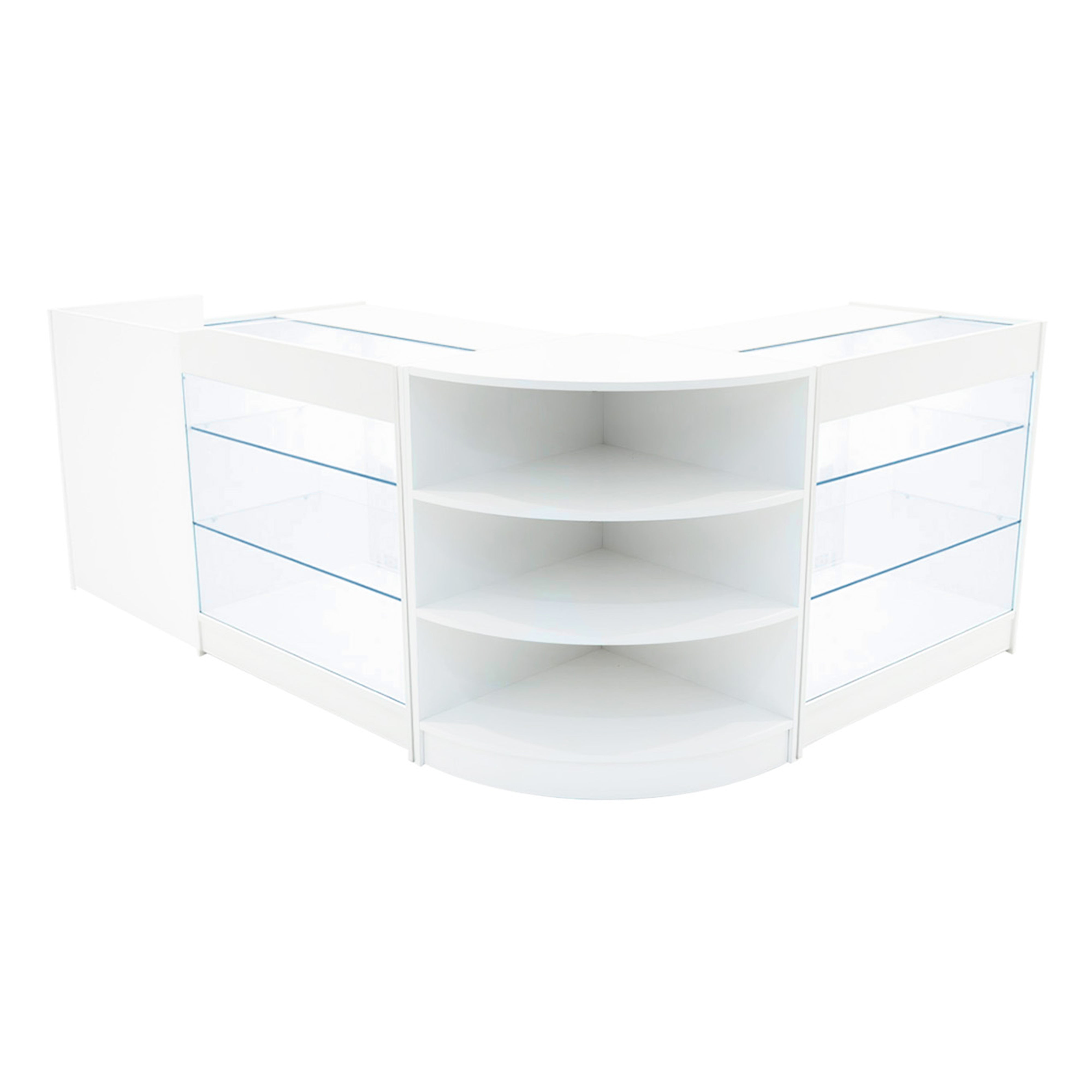 Astro LED-myymälätiskisarja LM60, TB60 ja 2 x K900 - valkoinen