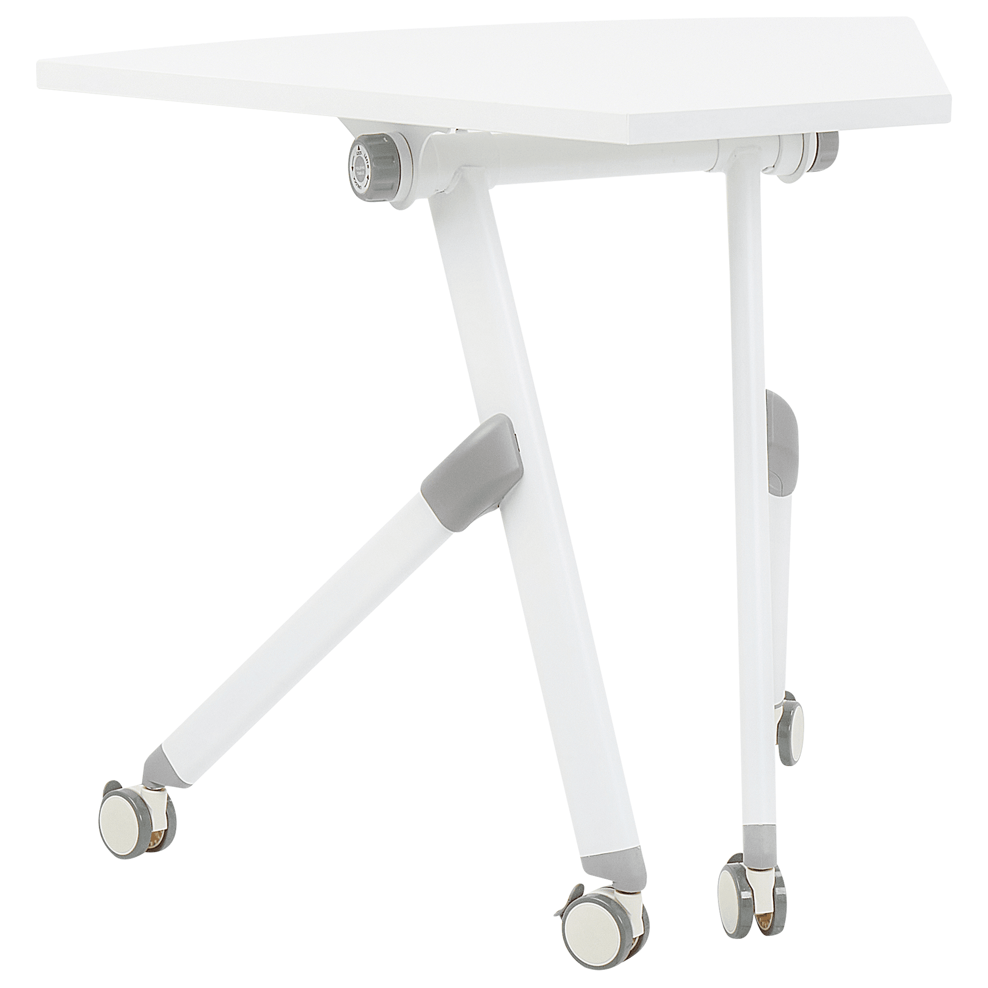 Taitettava työpöytä BENDI Valkoinen 90 cm 64 cm