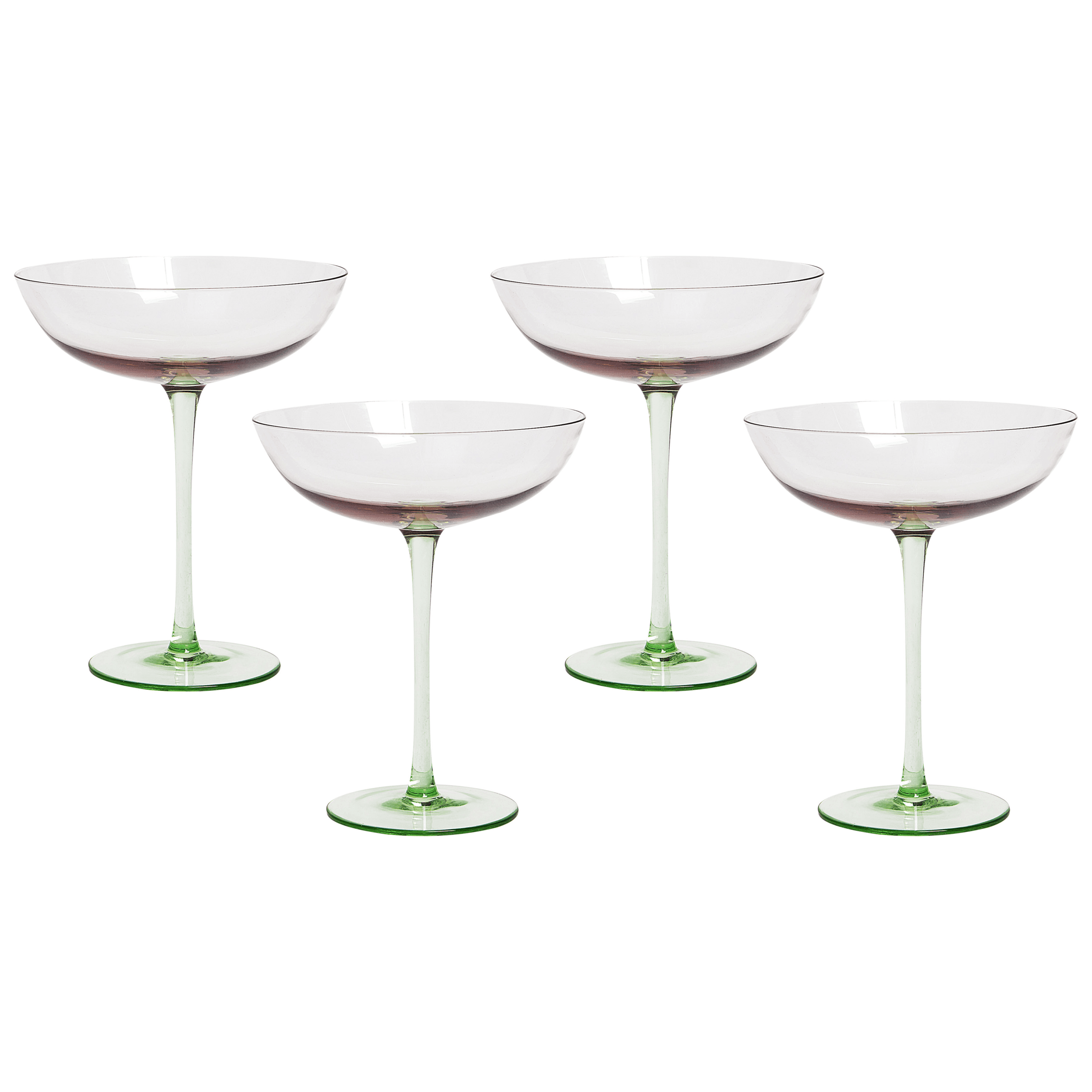 Martinilasisetti 4 kpl DIOPSIDE 250 ml Vaaleanpunainen
