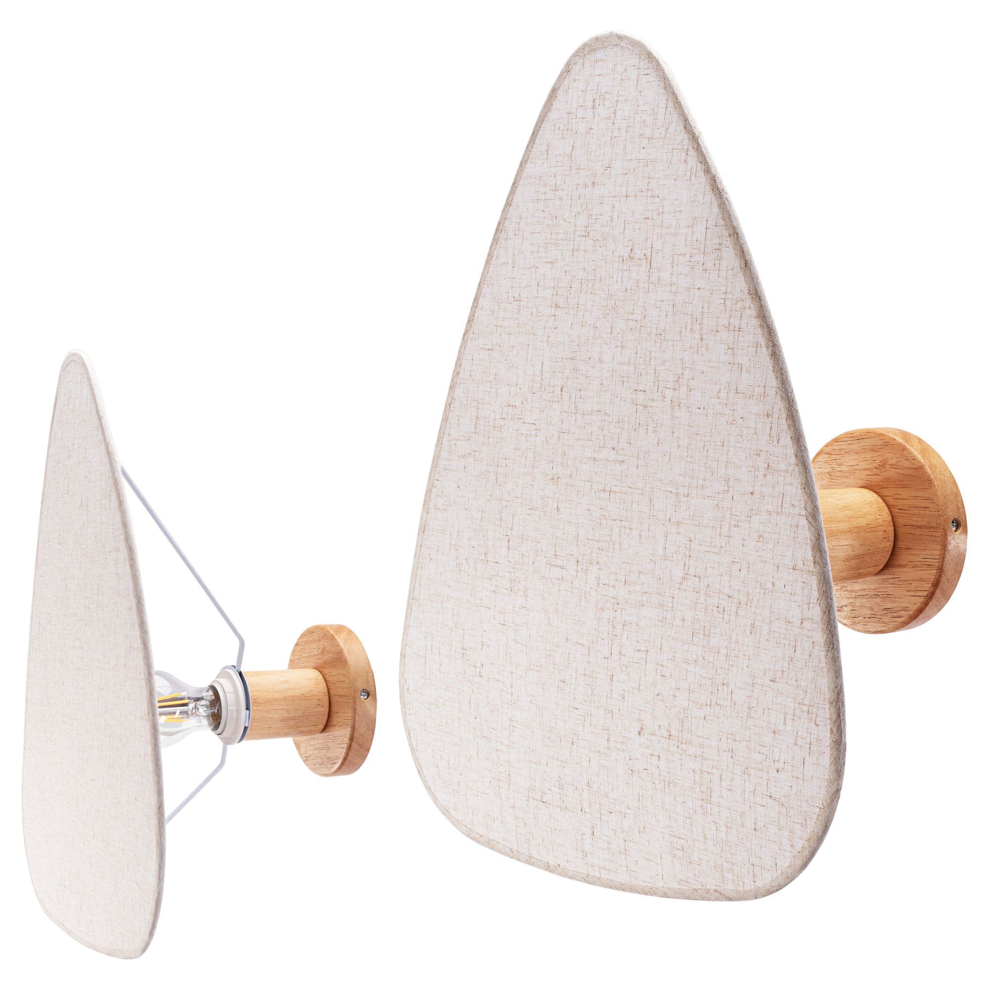 TOOLIGHT seinävalaisin APP1423-1W beige, 21X36X44CM – Toolight