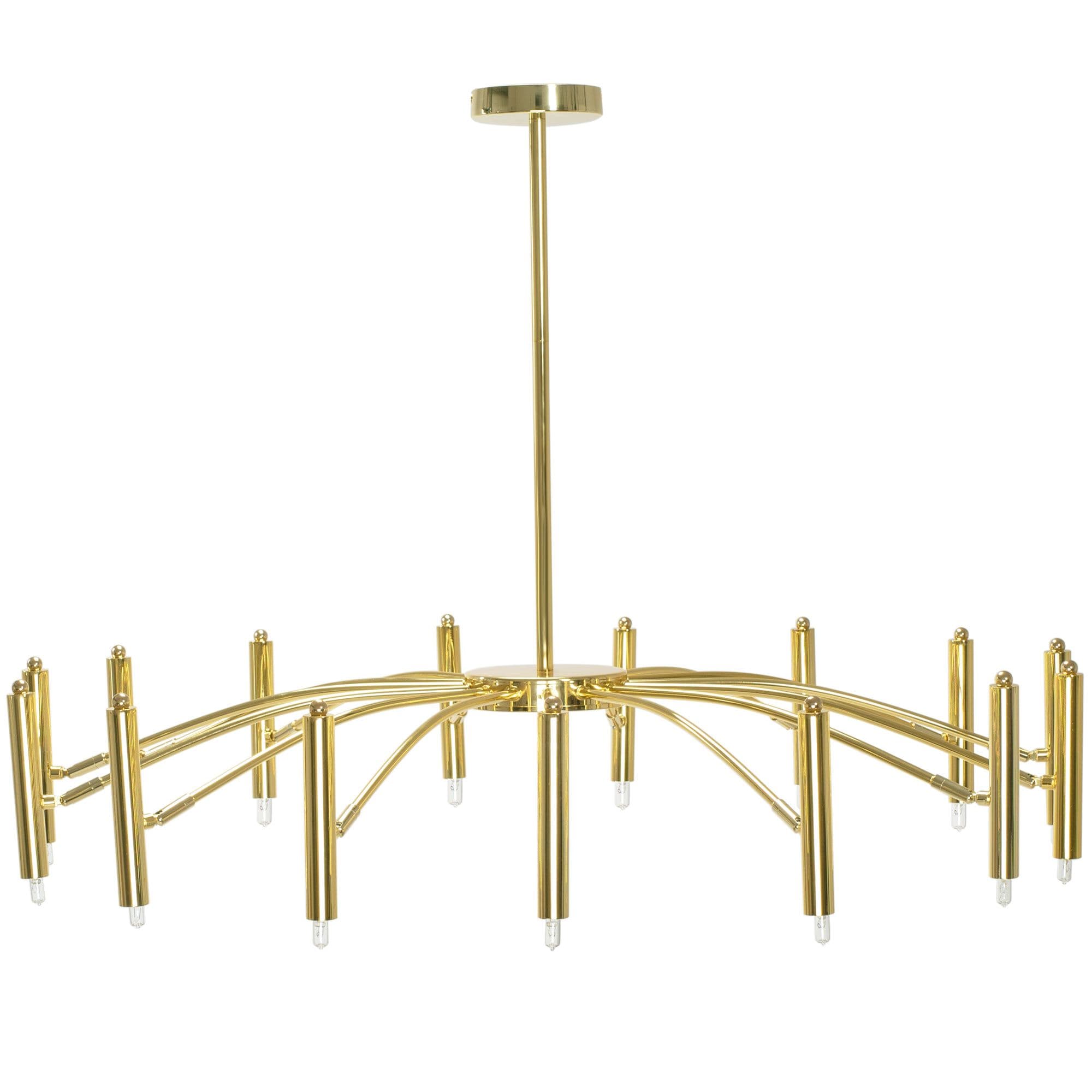 TOOLIGHT riippuvalaisin APP1197-15CP kulta, 97X97X68CM – Toolight