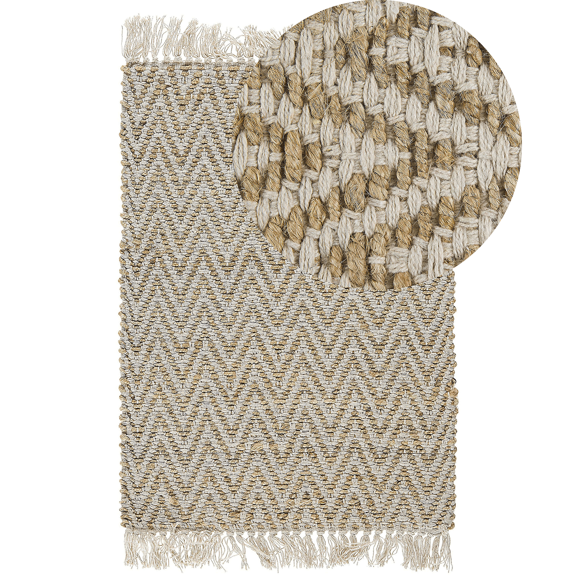 Matto AFRIN Beige 50 x 80 cm juutti
