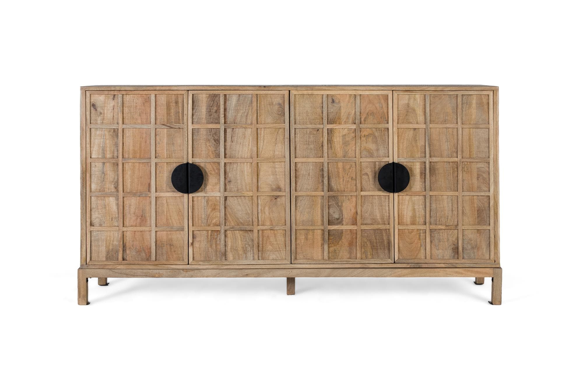 Massiivimangopuinen neljän oven senkki, 175 cm – Giner y Colomer