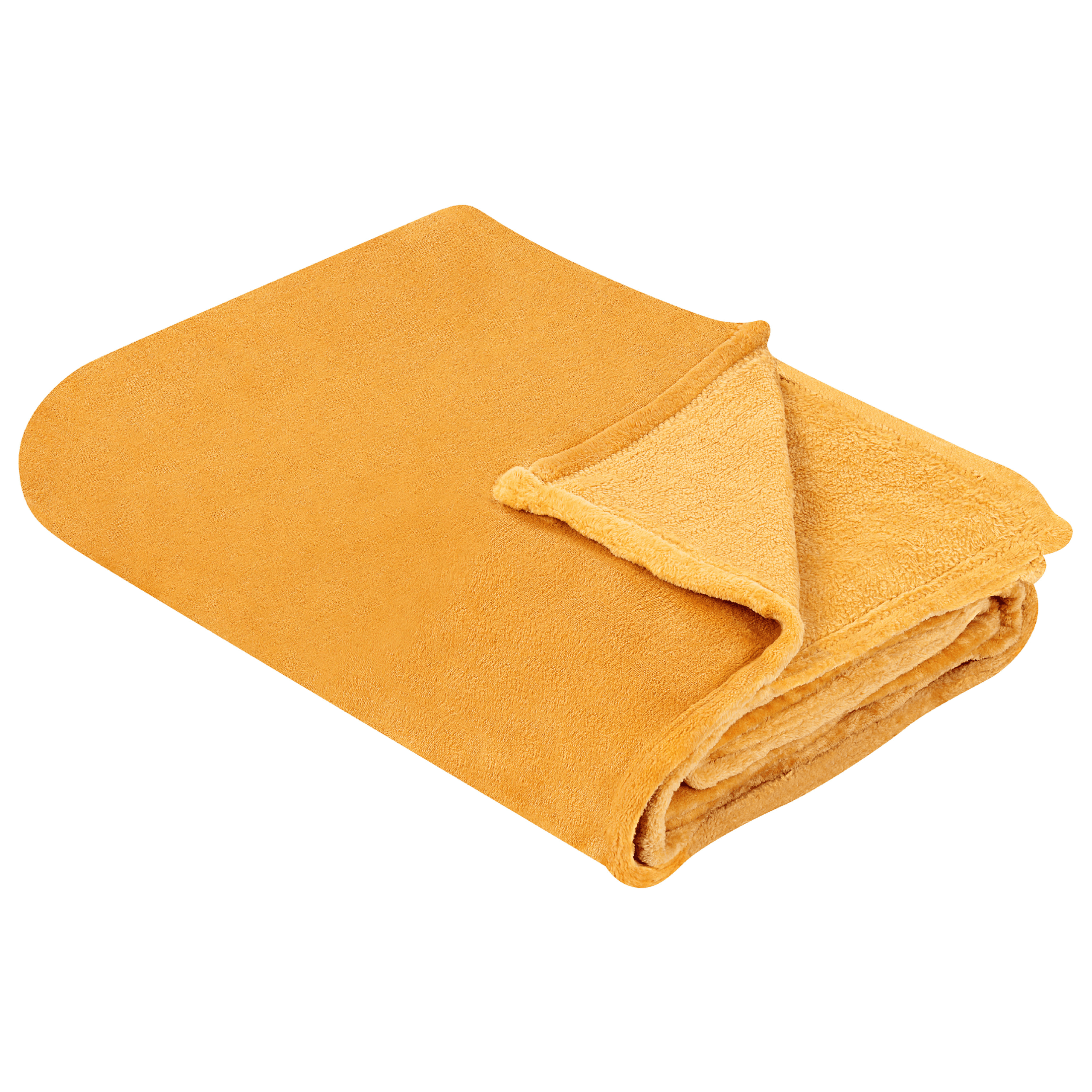 Torkkupeitto BAYBURT 200 x 220 cm Oranssi – Beliani