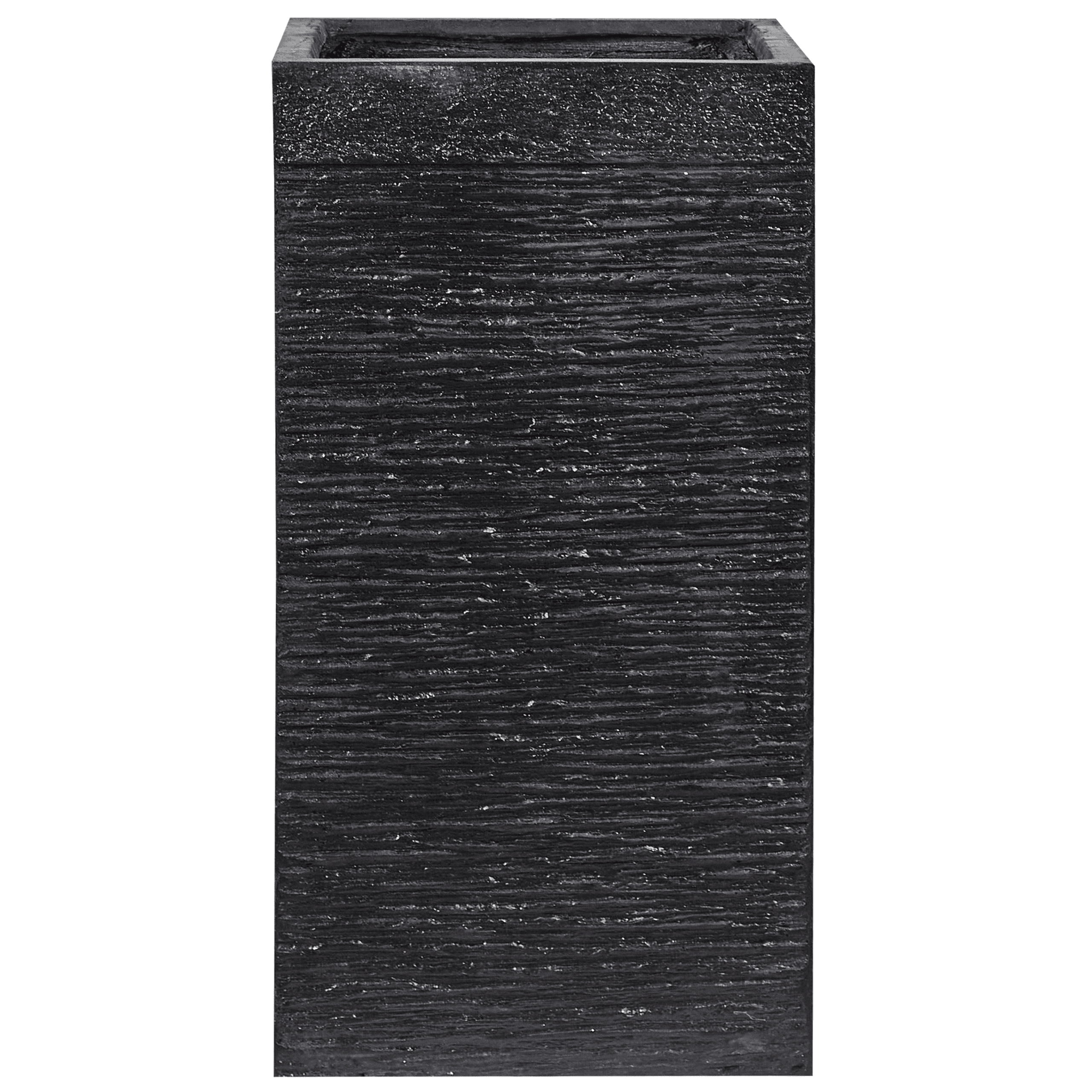 Kukkaruukku DION 40 cm Musta – Beliani